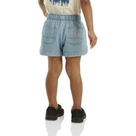 Stylish Light Wash Stretch Denim Shorts for Infants & Toddlers - Perfect for Summer Playtime & Casual Outings