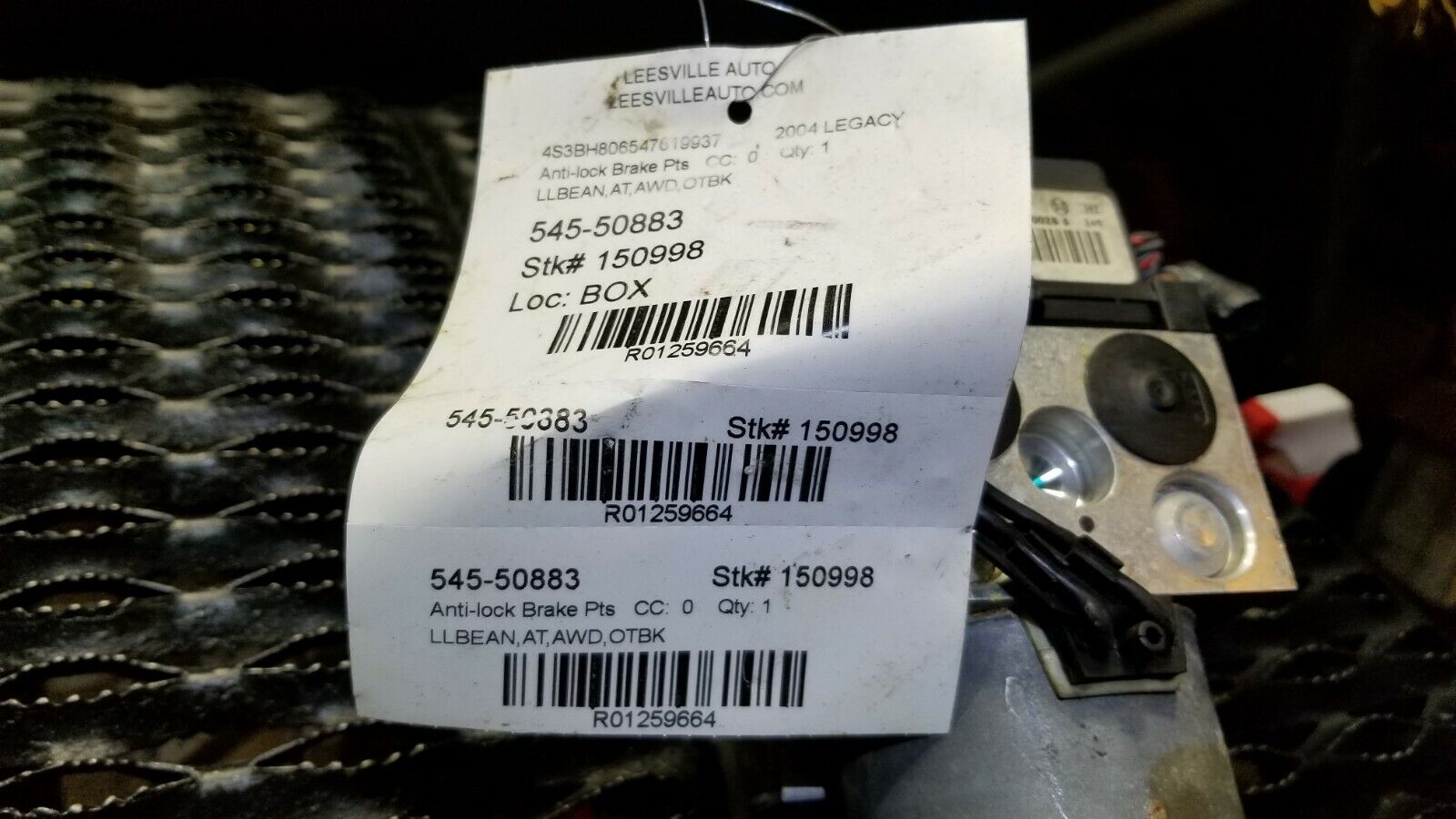 2004 Subaru Legacy ABS Pump Anti Lock Brake with Module OEM Part #82 - Reliable Braking System Replacement for Safe Driving