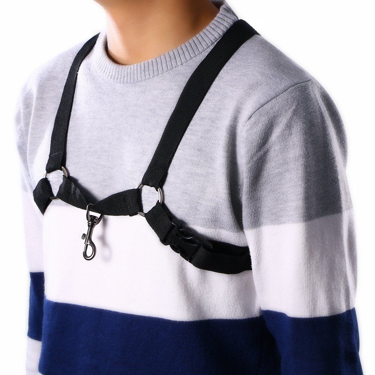 **Artibetter Adjustable Saxophone Shoulder Strap - Comfortable Neck Tape Harness Belt for Saxophone & Clarinet Accessories (Black) - Perfect for Jazz Bands, School Performances & Practice Sessions**