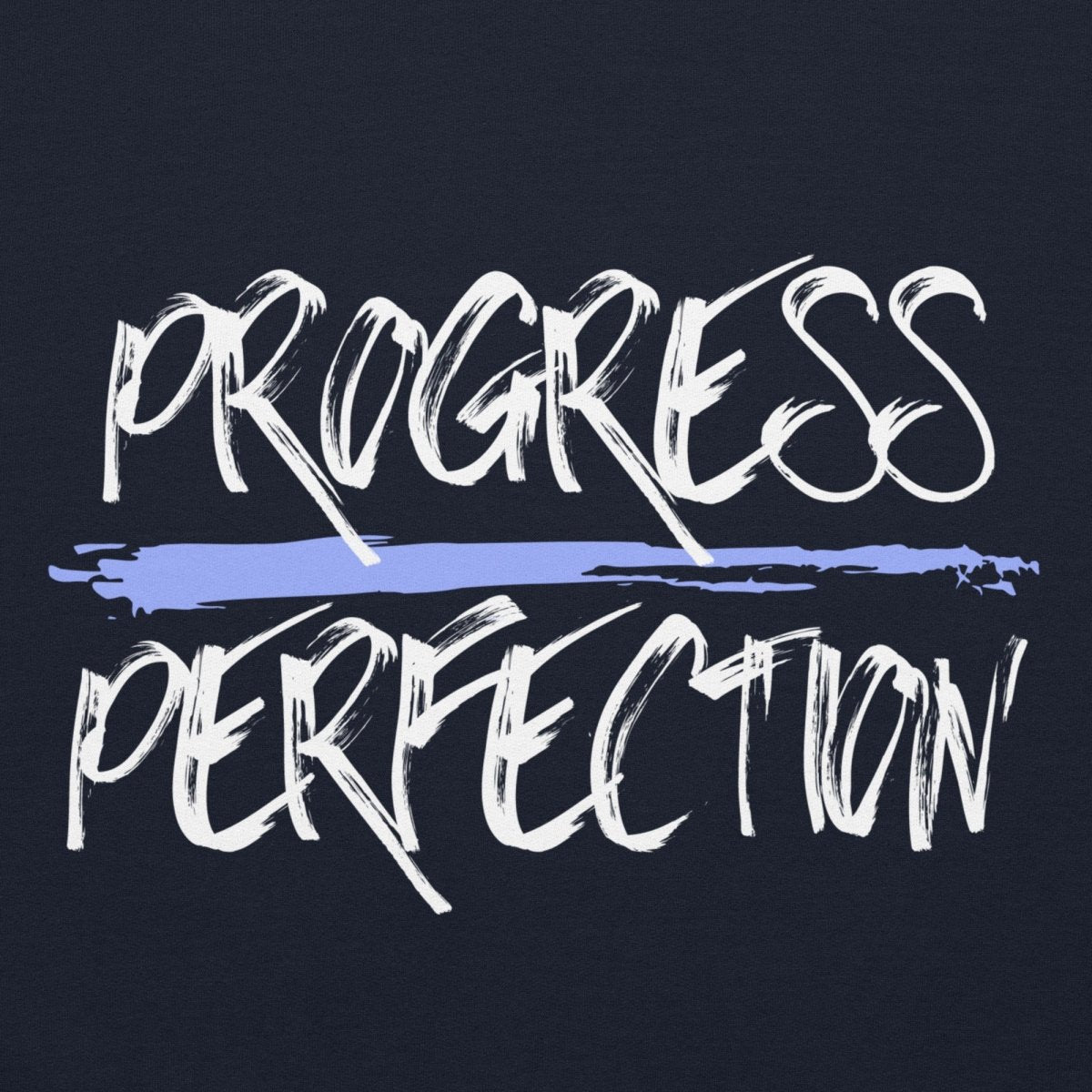 Progress Over Perfection Unisex Hoodie - Soft Cotton Pullover Sweatshirt for Men & Women | Perfect for Casual Wear, Gym, and Outdoor Activities