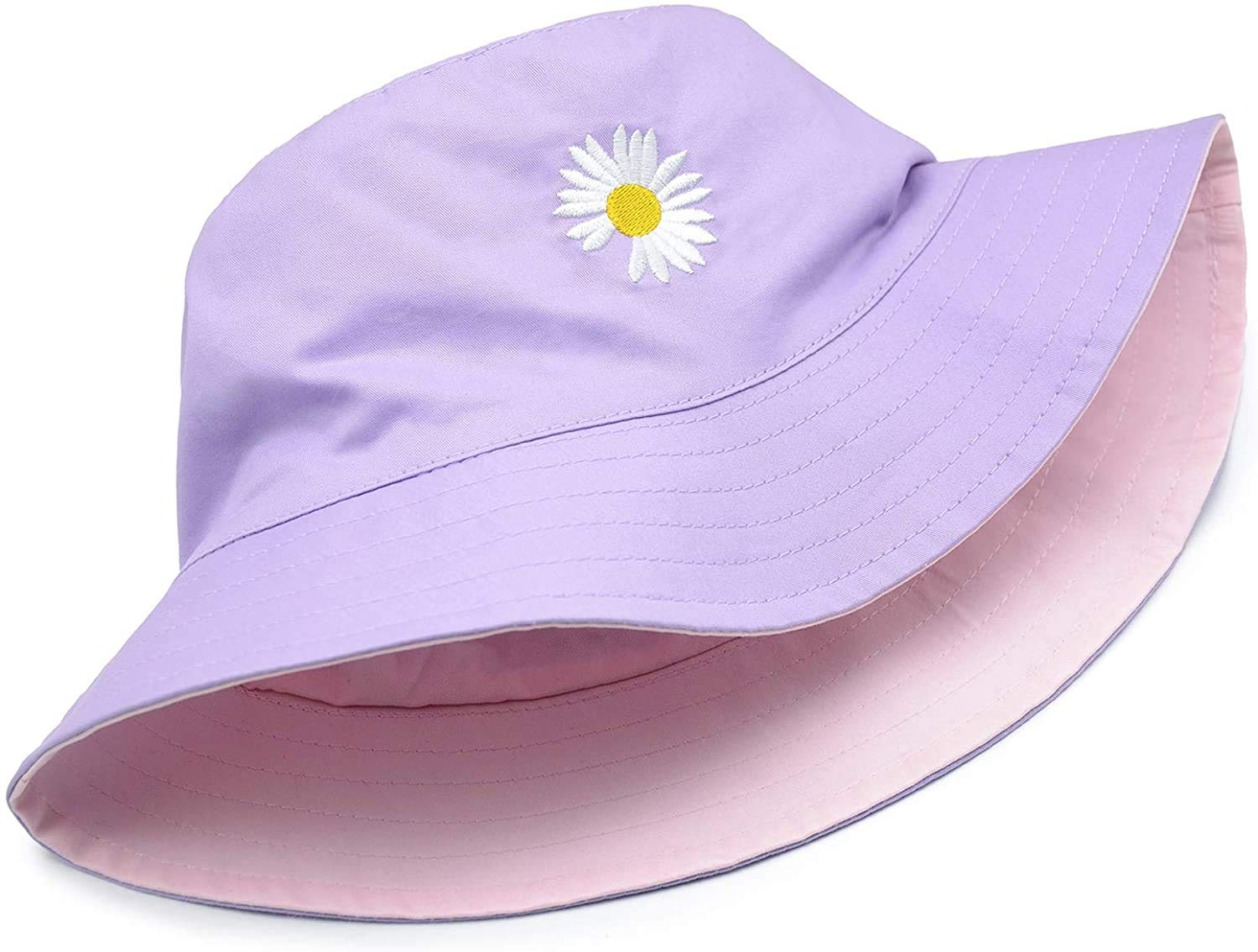 Stylish Unisex 100% Cotton Bucket Hat for Summer - Breathable Sun Protection Cap for Travel, Beach & Outdoor Activities