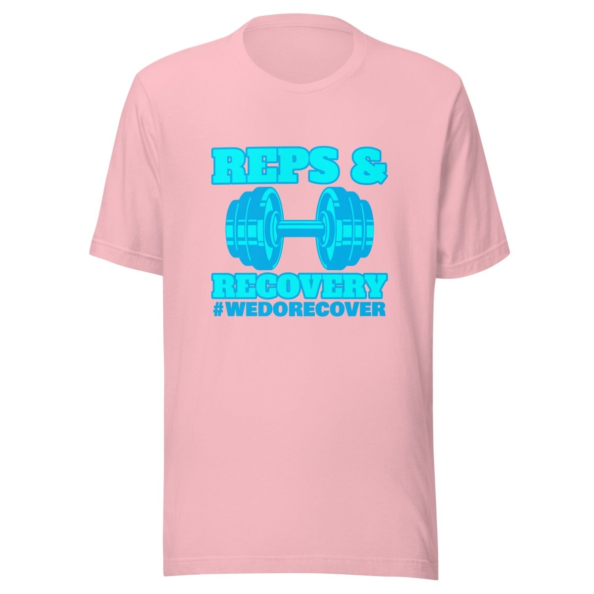 Unisex Reps & Recovery T-Shirt - #WeDoRecover - Comfortable Workout & Gym Apparel for Fitness Enthusiasts