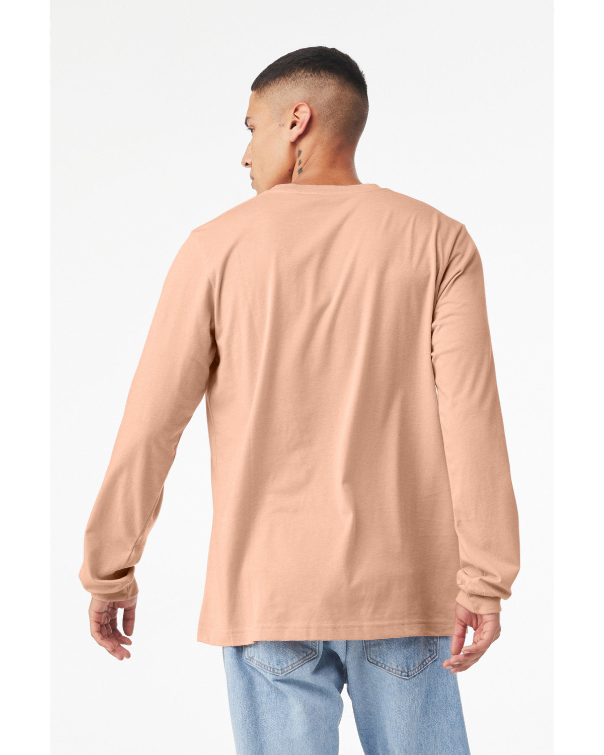 Bella + Canvas 3501CVC Unisex CVC Jersey Long Sleeve T-Shirt - Soft Cotton Blend Crewneck Tee for Men & Women - Perfect for Casual Wear, Layering & Workout