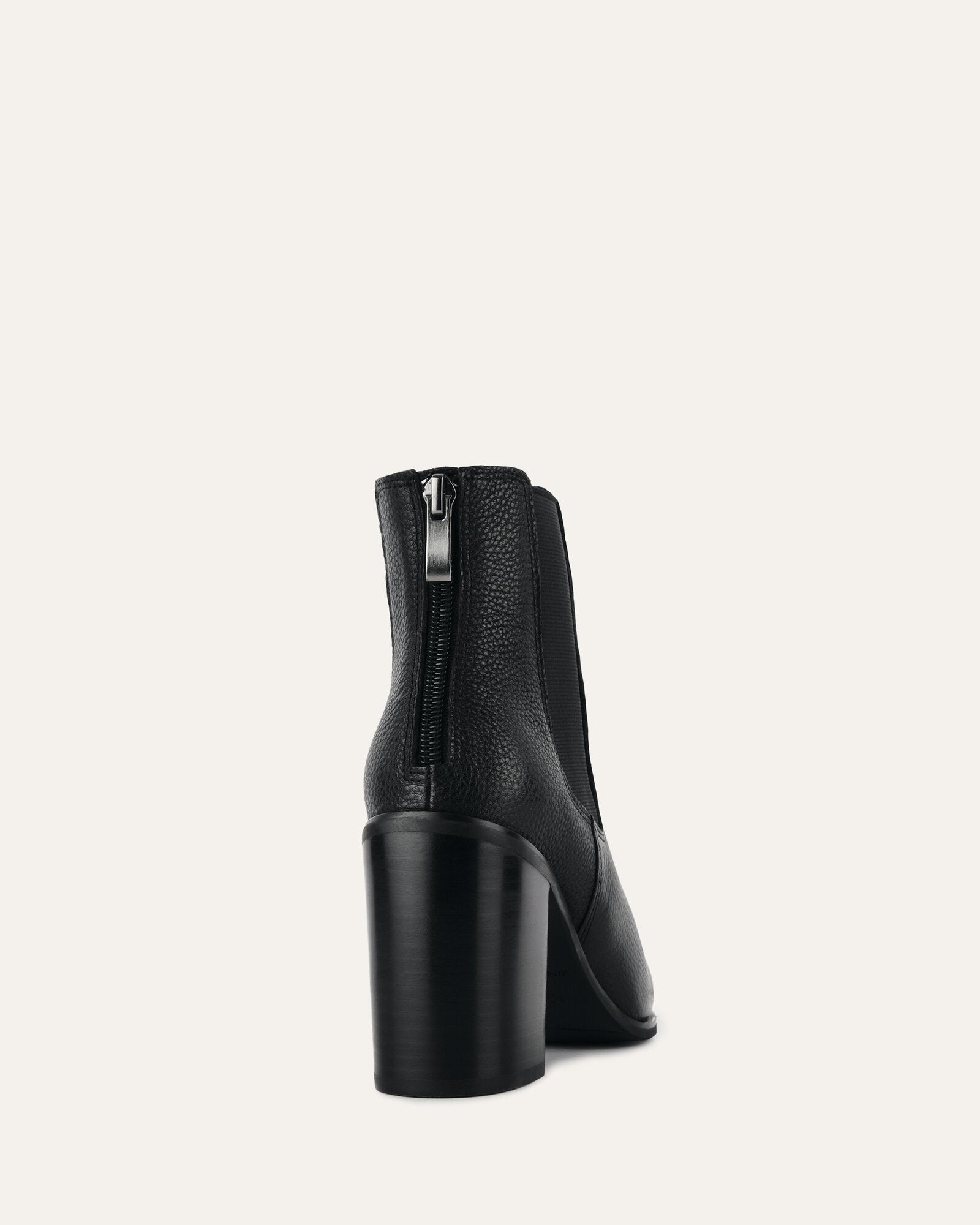 Black Leather Lover High Ankle Boots for Women - Stylish & Comfortable Fall/Winter Fashion Booties for Casual Outfits, Date Nights & Office Wear