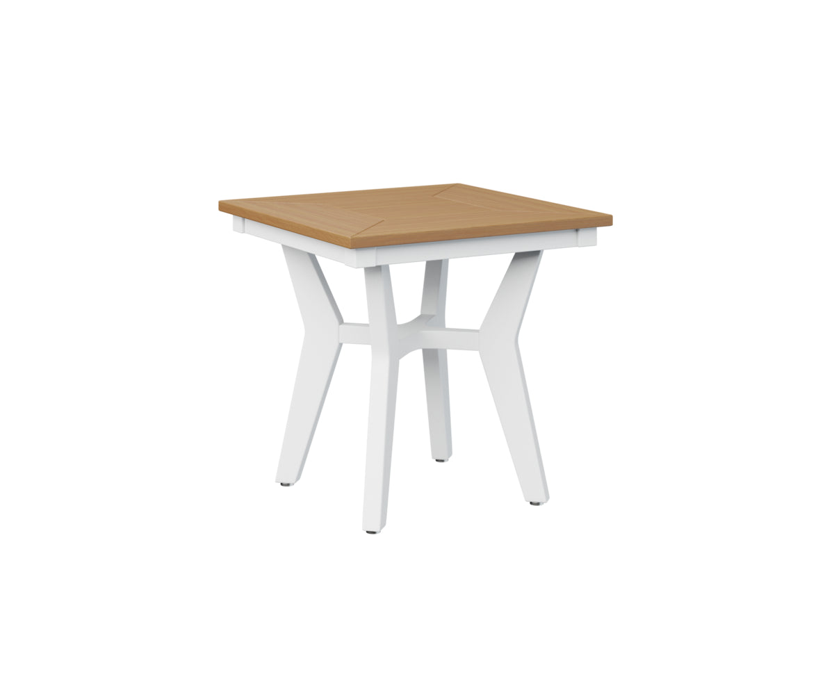 Natural Teak on White