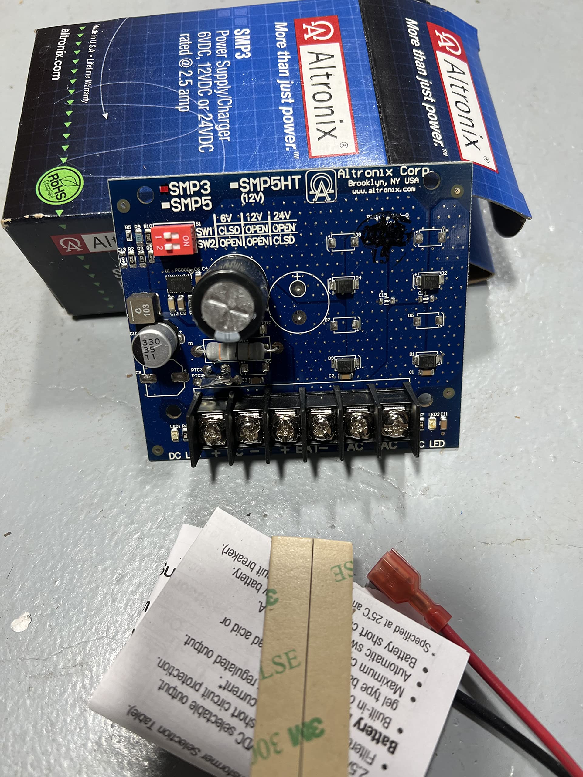 Altronix SMP3 Proprietary Power Supply - 12V DC Power Equipment for Security & Access Control Systems | Reliable Power Supply for CCTV, Alarm Systems & Electronic Locks
