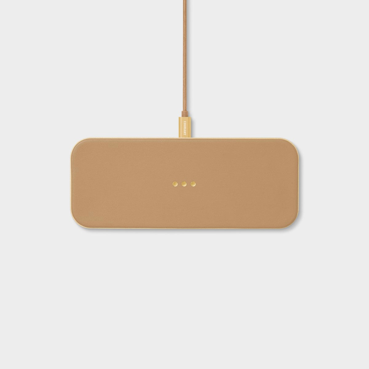 Courant CATCH:2 Wireless Charger for iPhone & Android - Fast Qi-Certified Dual Device Charging Pad for Home, Office & Travel