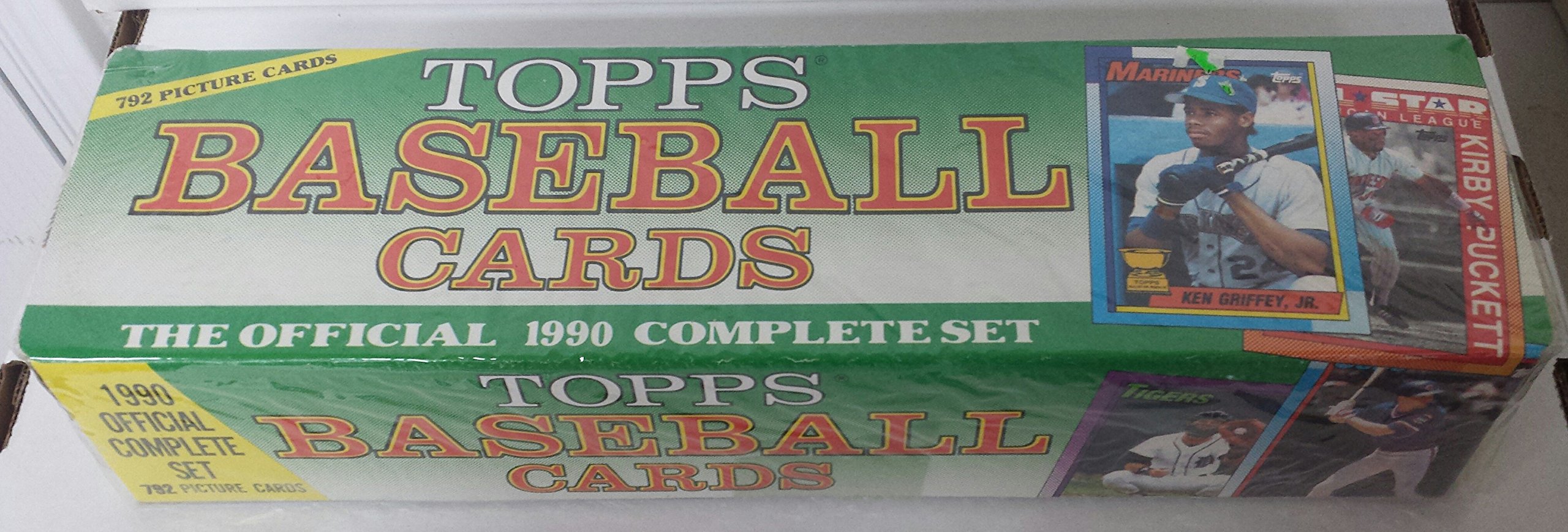 1990 Topps Complete Baseball Card Set - Official MLB Trading Cards for Collectors & Fans - Perfect for Sports Memorabilia, Gifts & Display