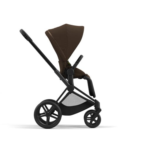 Cybex Priam 4 Complete Stroller - Matte Black/Black | Luxury Baby Stroller with All-Terrain Wheels & Reversible Seat | Perfect for City Walks, Shopping & Travel
