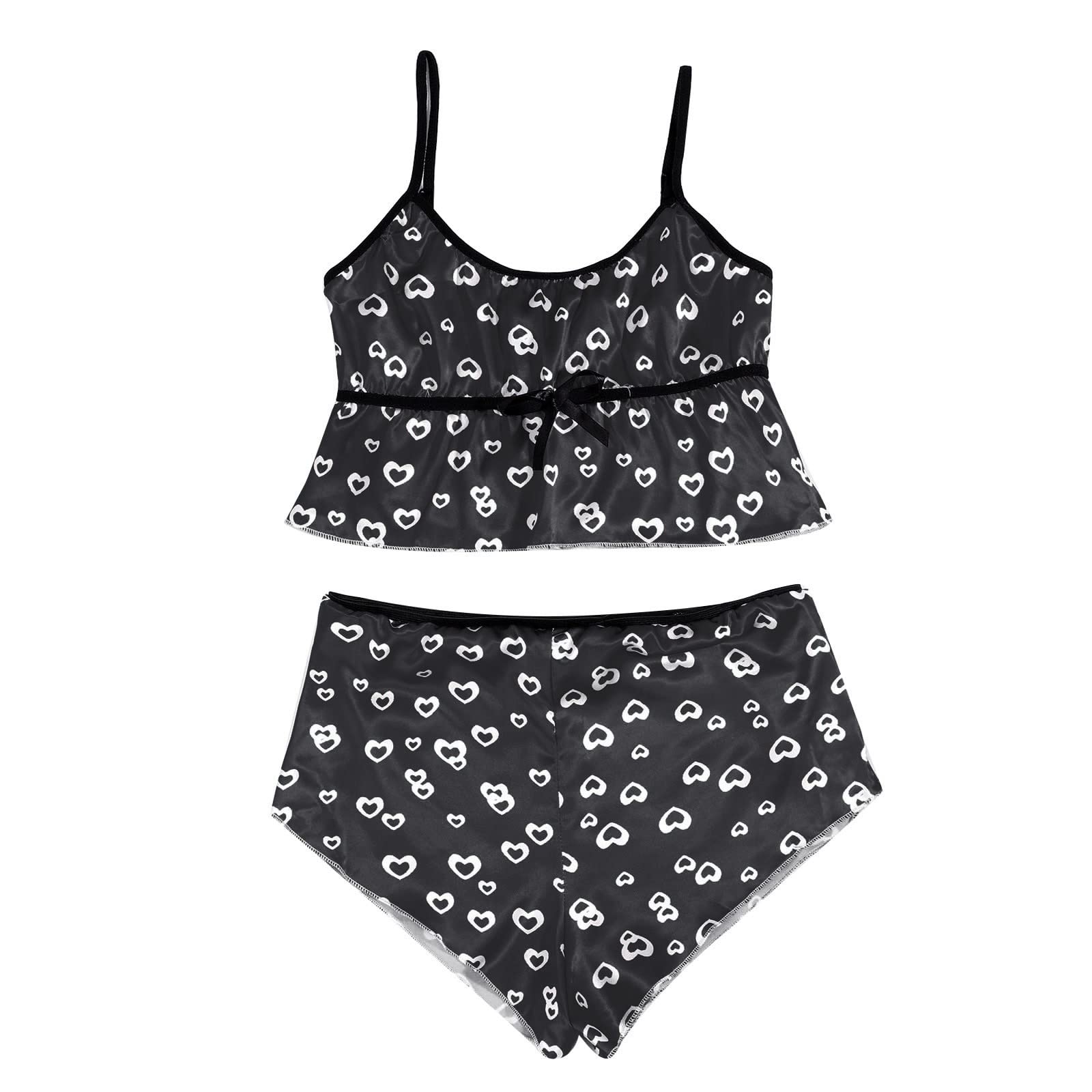 Sexy Sleeveless Pajama Set for Women - Comfortable Lingerie & Home Wear
