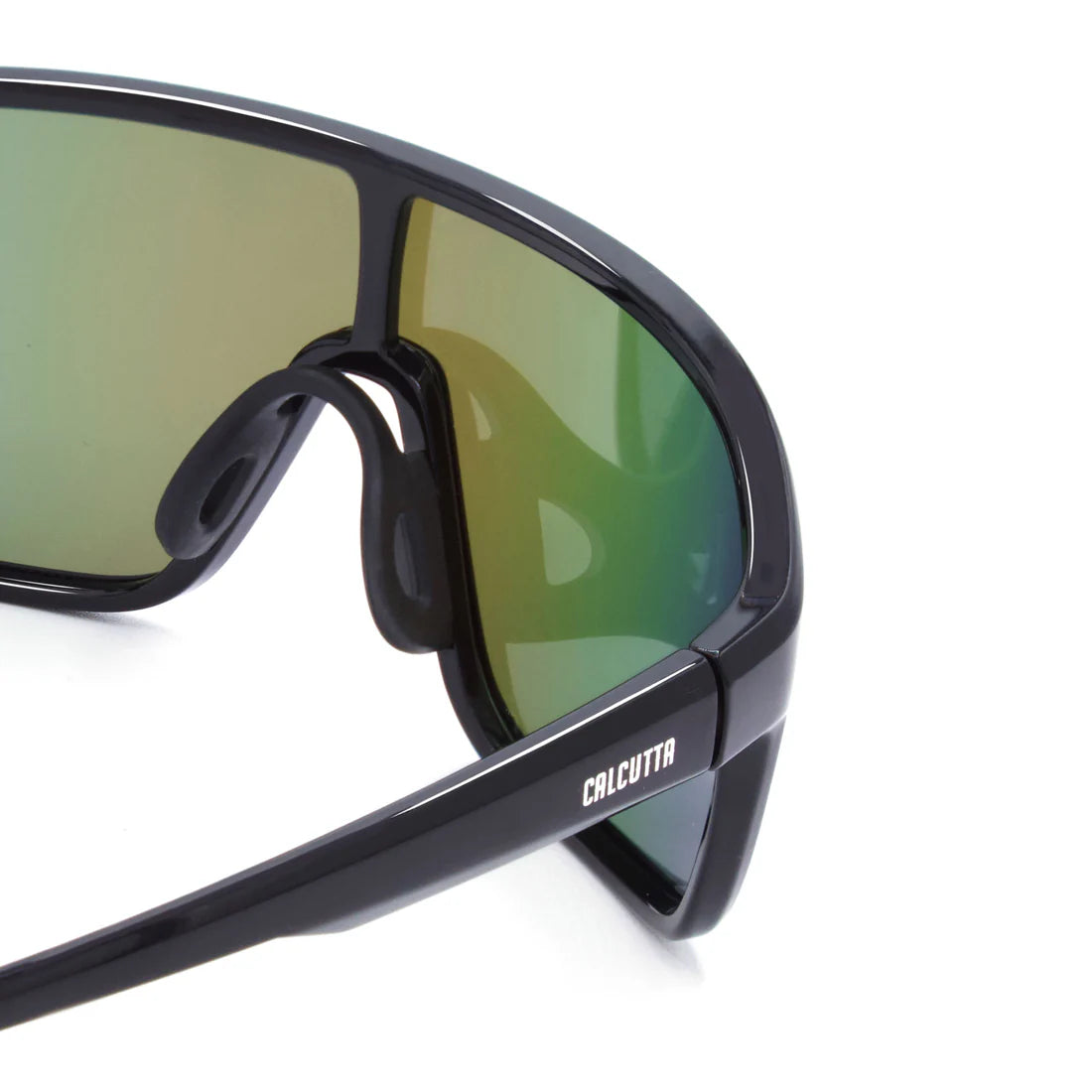 Black Polarized Sports Sunglasses with Blue Mirror Lens - UV Protection for Running, Cycling & Outdoor Activities