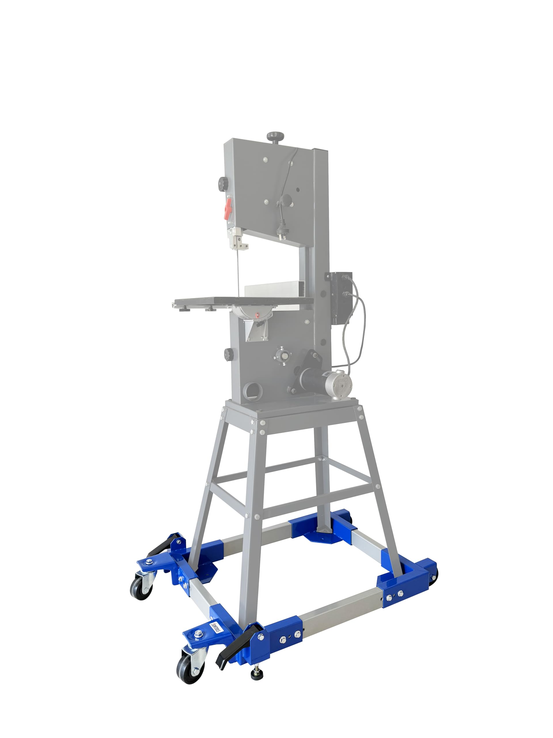 Heavy Duty Mobile Tool Base with Wheels - Adjustable Size & Locking Mechanism | Durable Metal Construction for Shop Equipment Stand | Perfect for Garage, Workshop & Industrial Use