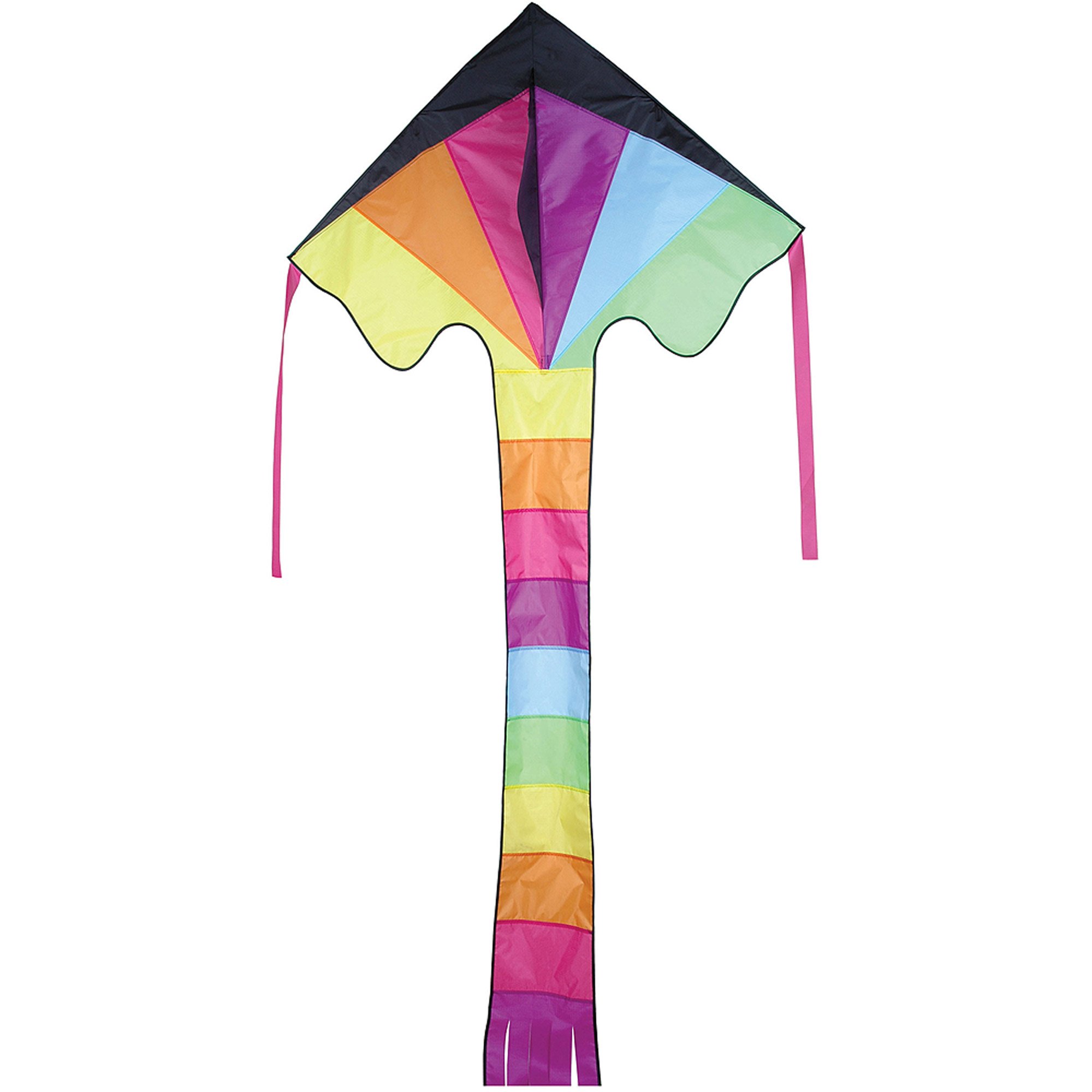 Bold Innovations Neon Prism Super Flier Kite - Colorful Outdoor Flying Toy for Kids & Adults - Perfect for Beach, Park & Backyard Fun