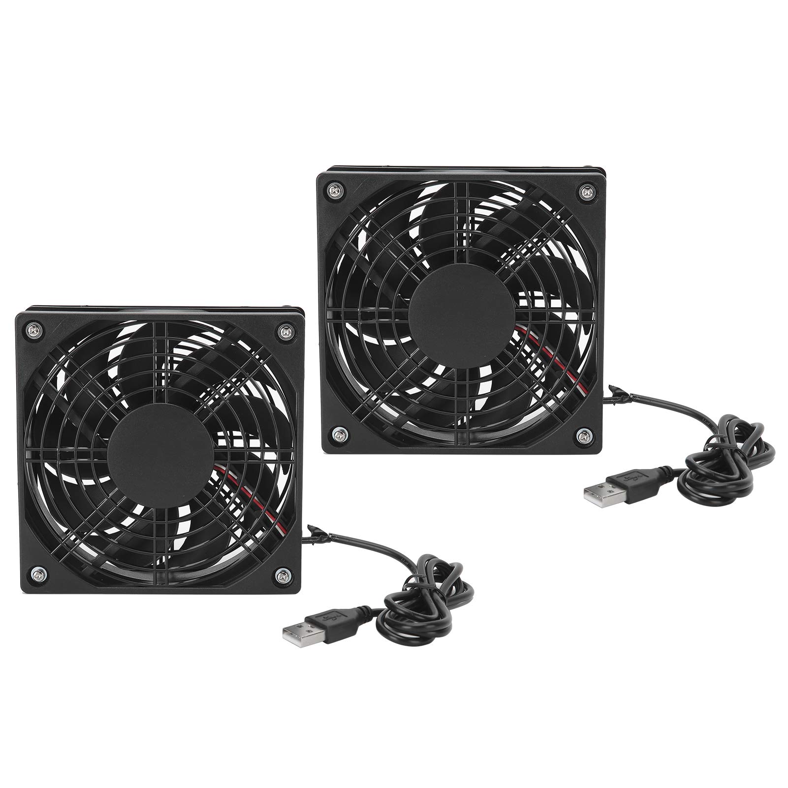 Yivibe Silent USB PC Cooler Fan for Computer Router TV Modem - Quiet Cooling Solution