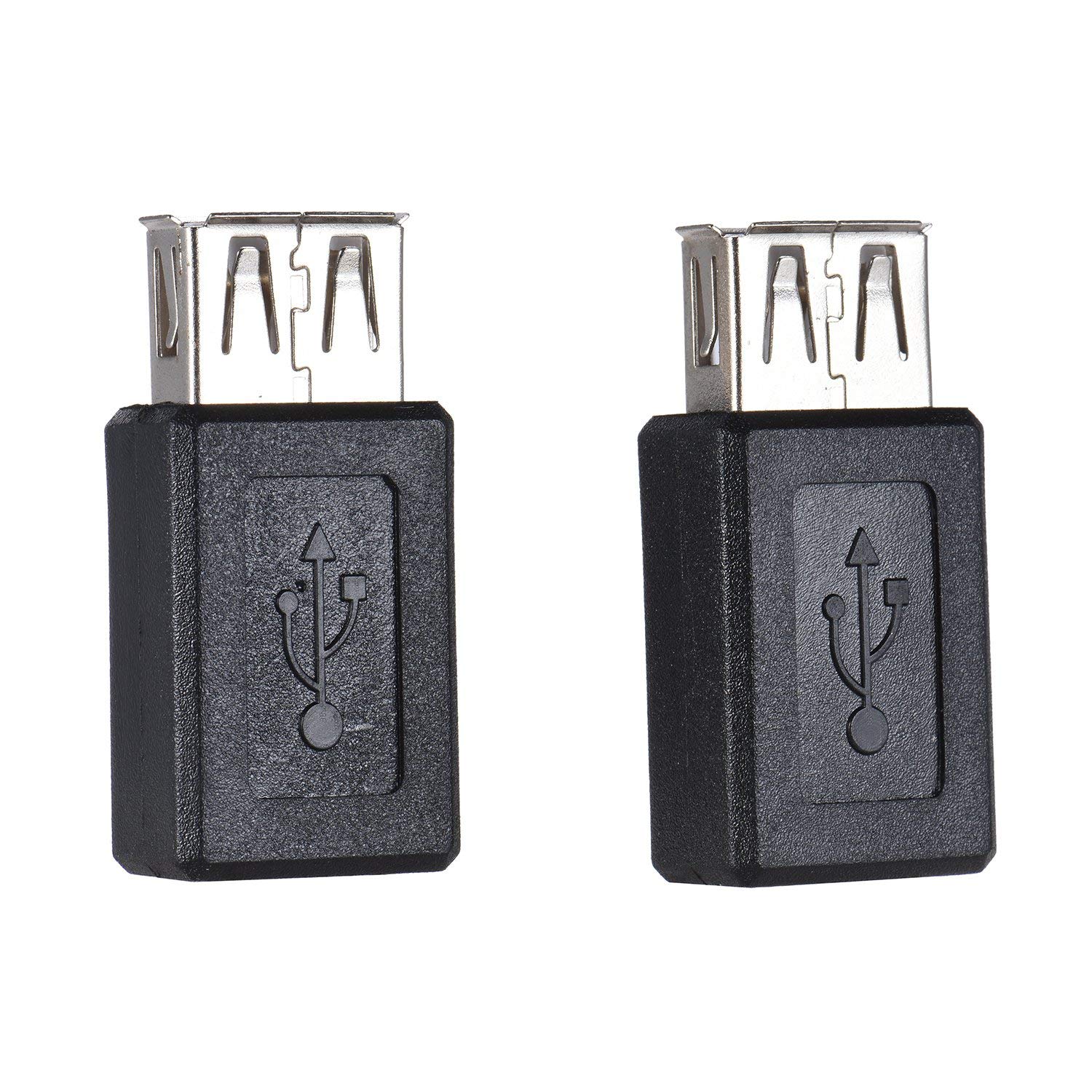 3-Pack USB 2.0 Female to Micro USB Female Adapter - High Speed Data Sync & Charging Converter for Smartphones, Tablets & Electronics - Perfect for Home, Office & Travel Use