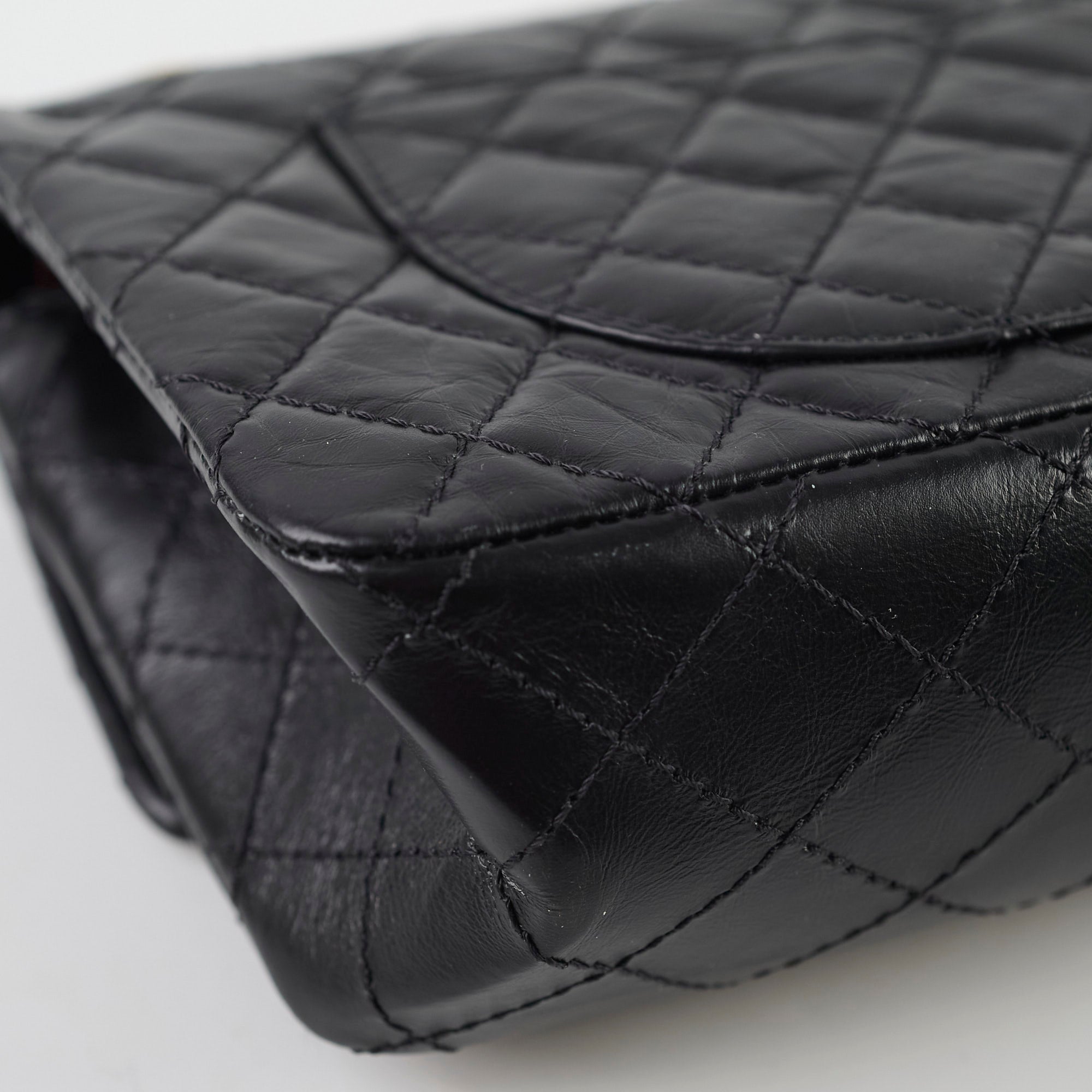 Chanel Reissue 2.55 Lucky Charms Small Black Leather Flap Bag 24 Series - Luxury Designer Handbag for Women, Perfect for Evening Events & Special Occasions