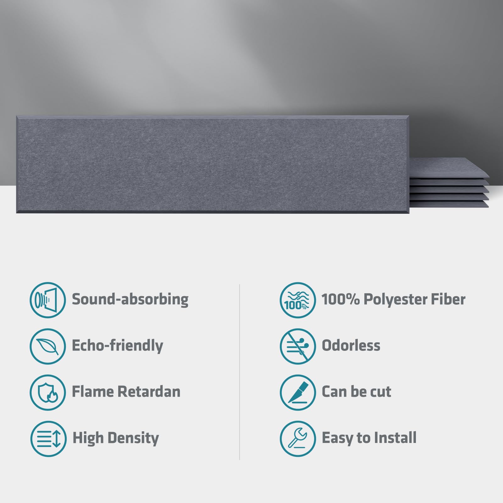 6 Pack Acoustic Panels - 47.2