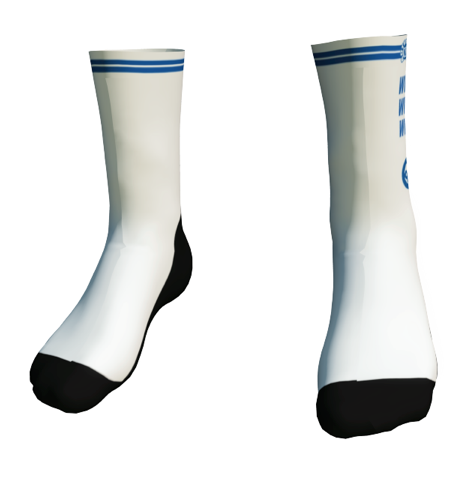 Breathable White Regular Socks for Men & Women - Comfortable Everyday Cotton Crew Socks for Work, Gym & Casual Wear