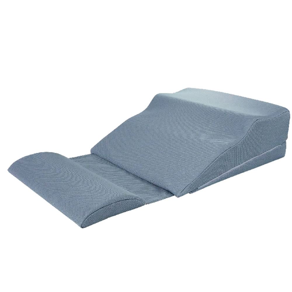 Memory Foam Reflux Bed Wedge Pillow - Adjustable Incline Cushion for Sleeping, Acid Reflux Relief & Back Support | Perfect for Reading, Post-Surgery Recovery & GERD Comfort
