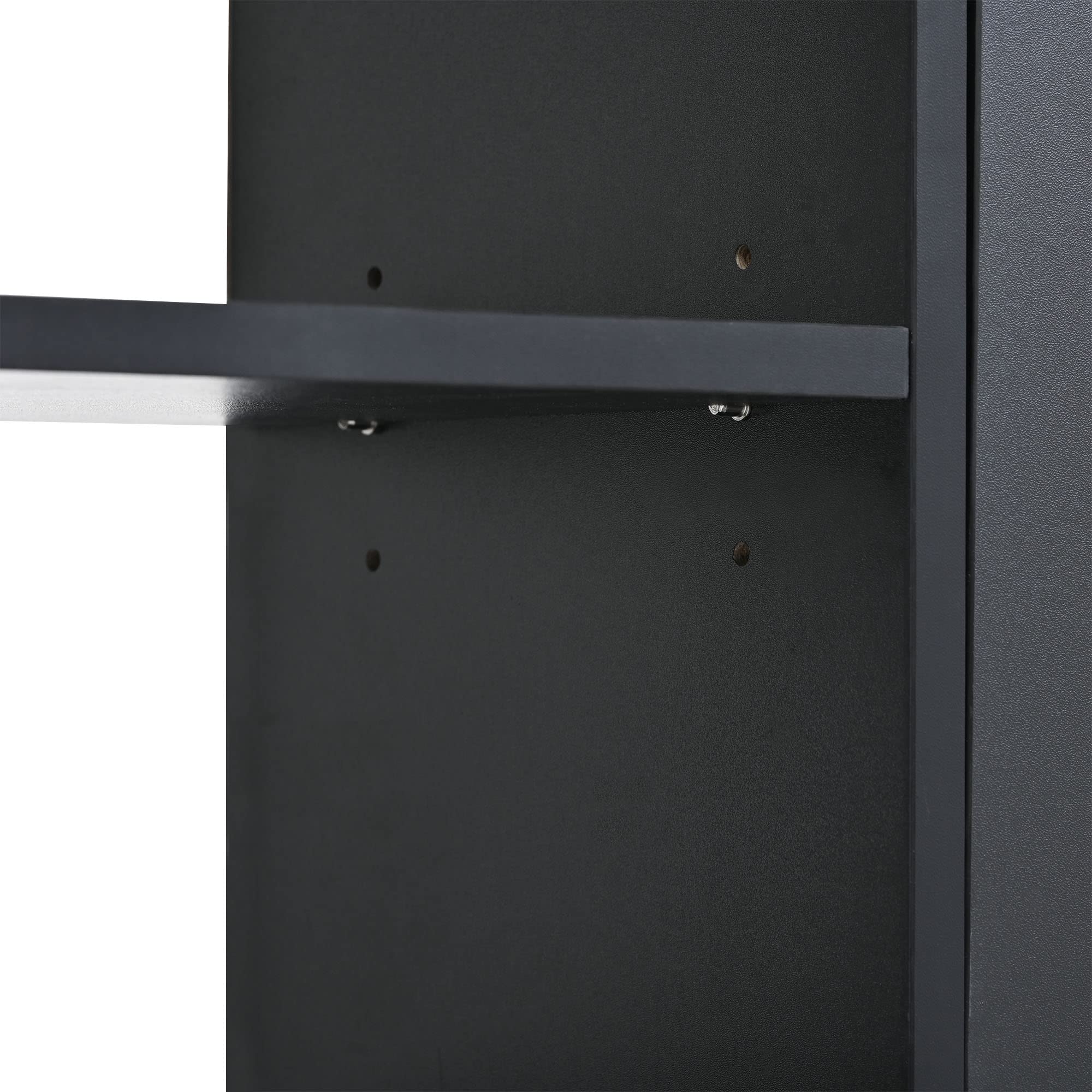 4-Tier Shoe Cabinet with Flip Drawers - Freestanding Shoe Storage Organizer for Entryway, Hallway & Closet - Space Saving Black Shoe Rack for Sneakers, Boots & Sandals - Perfect for Small Apartments & Mudrooms