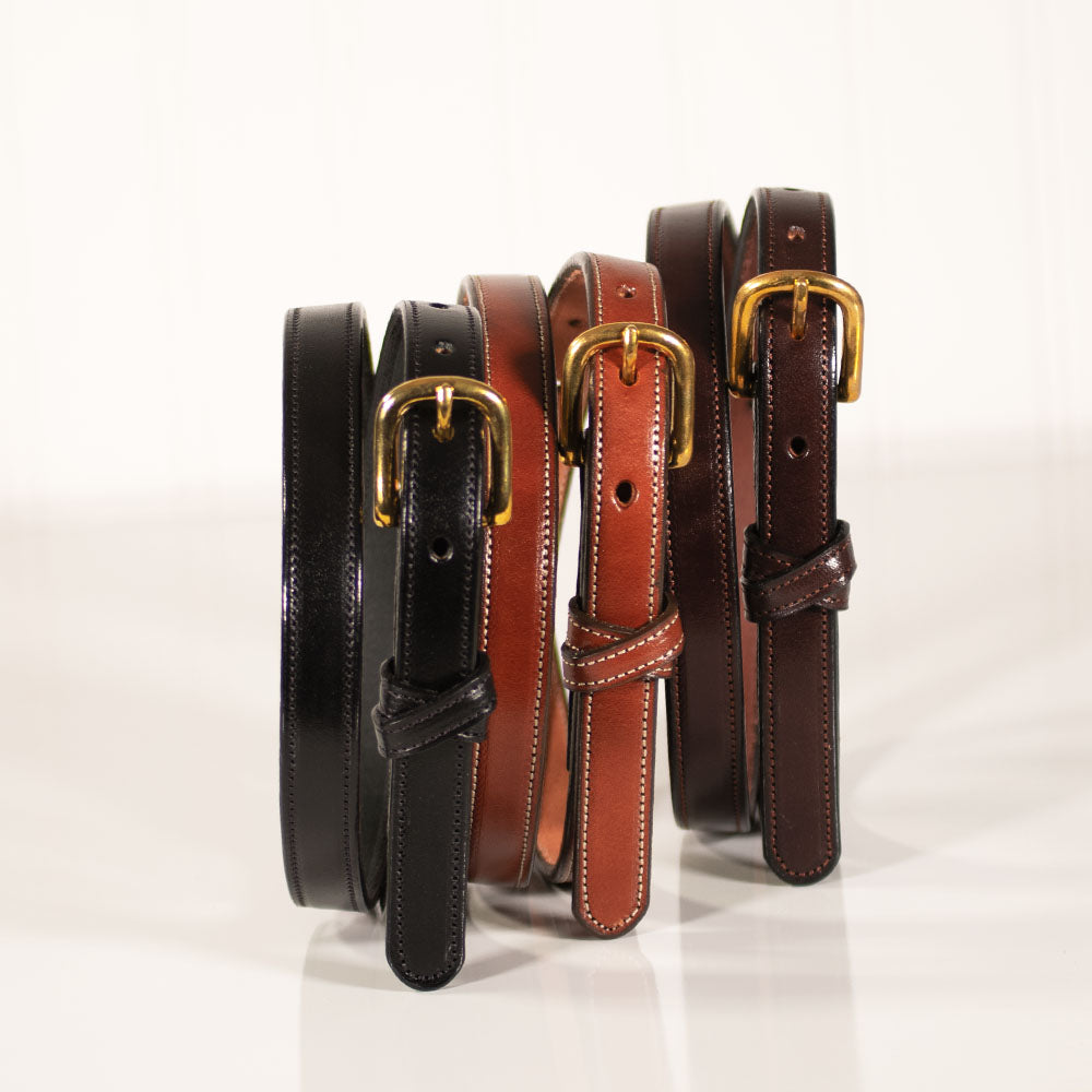 Dixie Belt 0.75 Inch - Premium Genuine Leather Belt for Men & Women - Classic Western Style Fashion Accessory for Jeans, Pants & Casual Wear