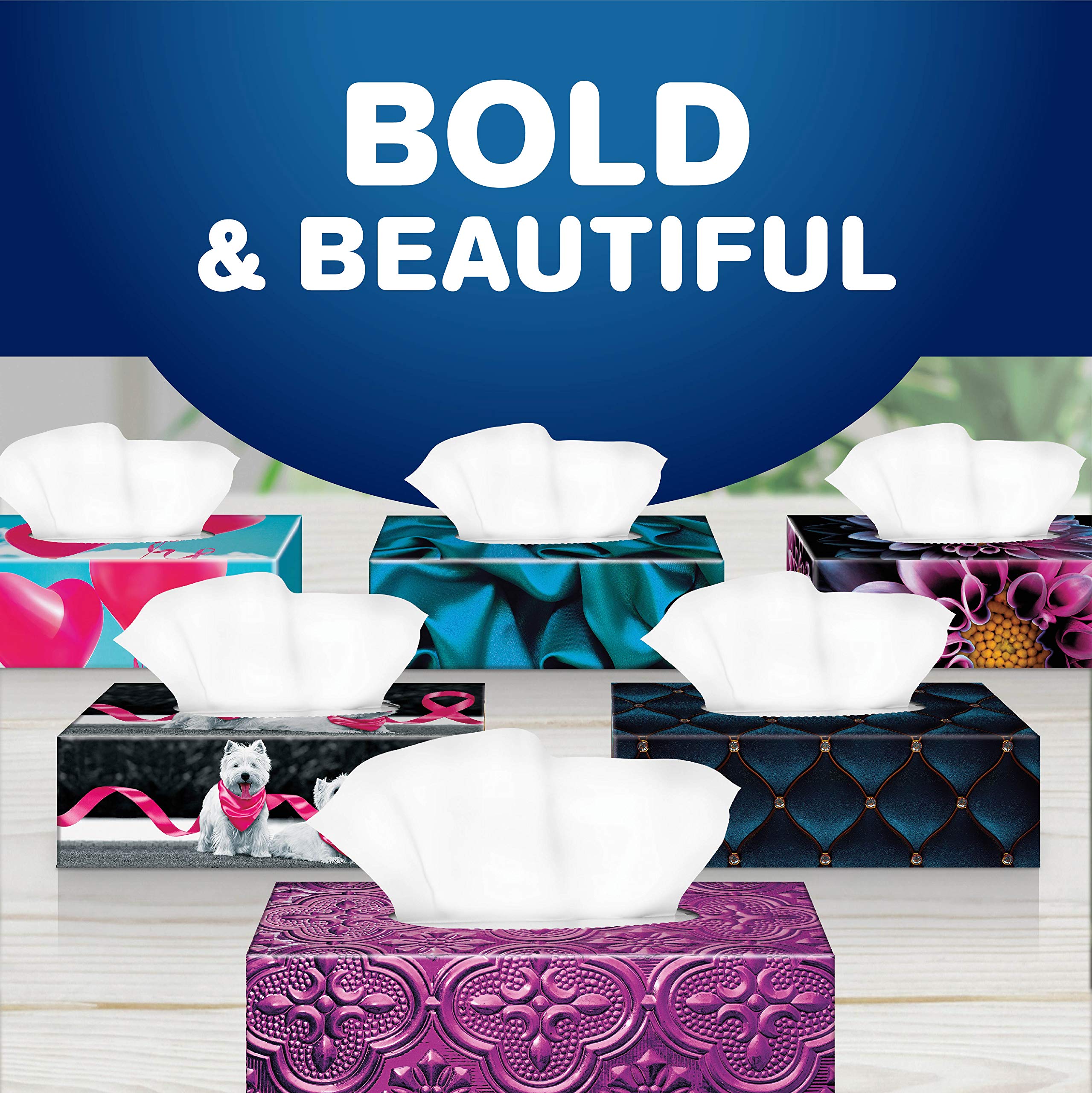 Scotties Supreme 3-Ply Facial Tissues, 88 Sheets per Box - 6 Pack | Soft & Strong for Home, Office & Travel | Hypoallergenic & Lotion-Free | Canadian Brand