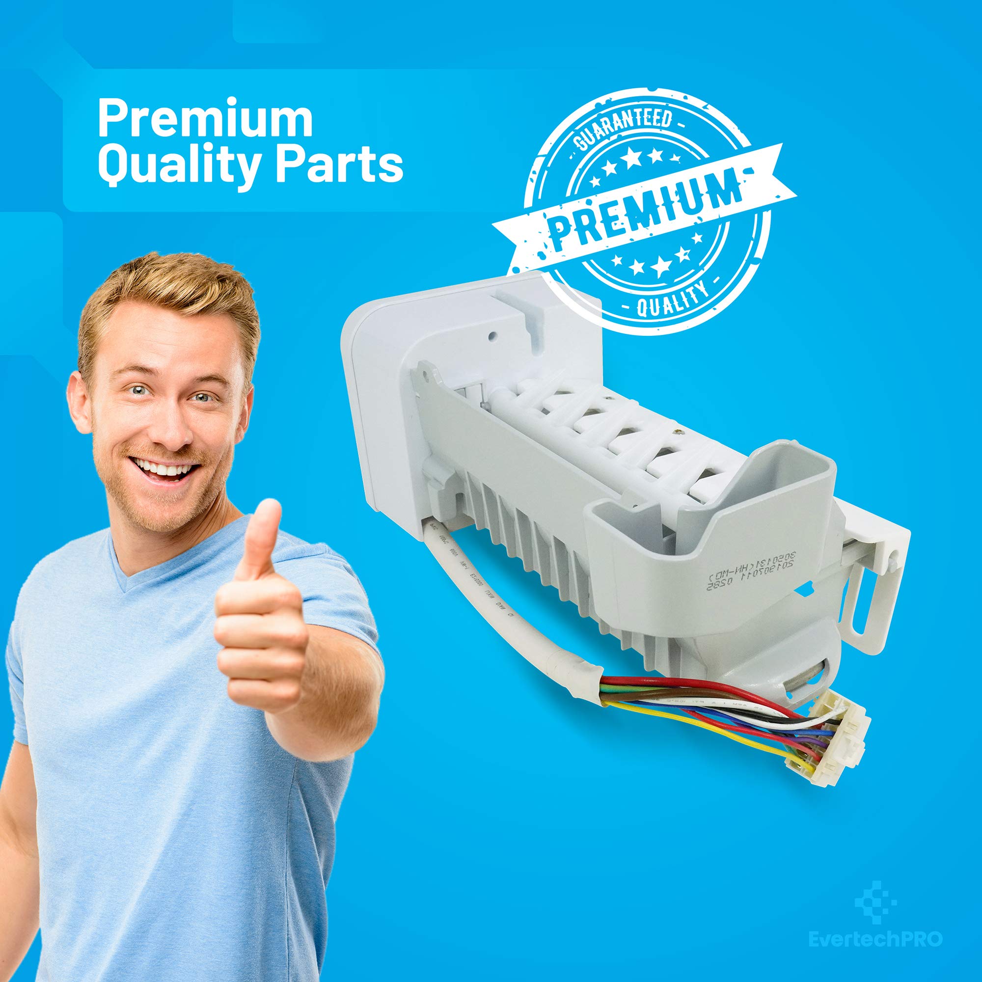 Samsung Refrigerator Ice Maker Replacement DA97-07549B - Compatible with Model 1925065 - Perfect for Kitchen, Office, and Home Use
