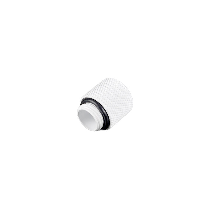 Bitspower 15mm Extender Fitting - Deluxe White for Custom PC Water Cooling & Liquid Cooling Systems