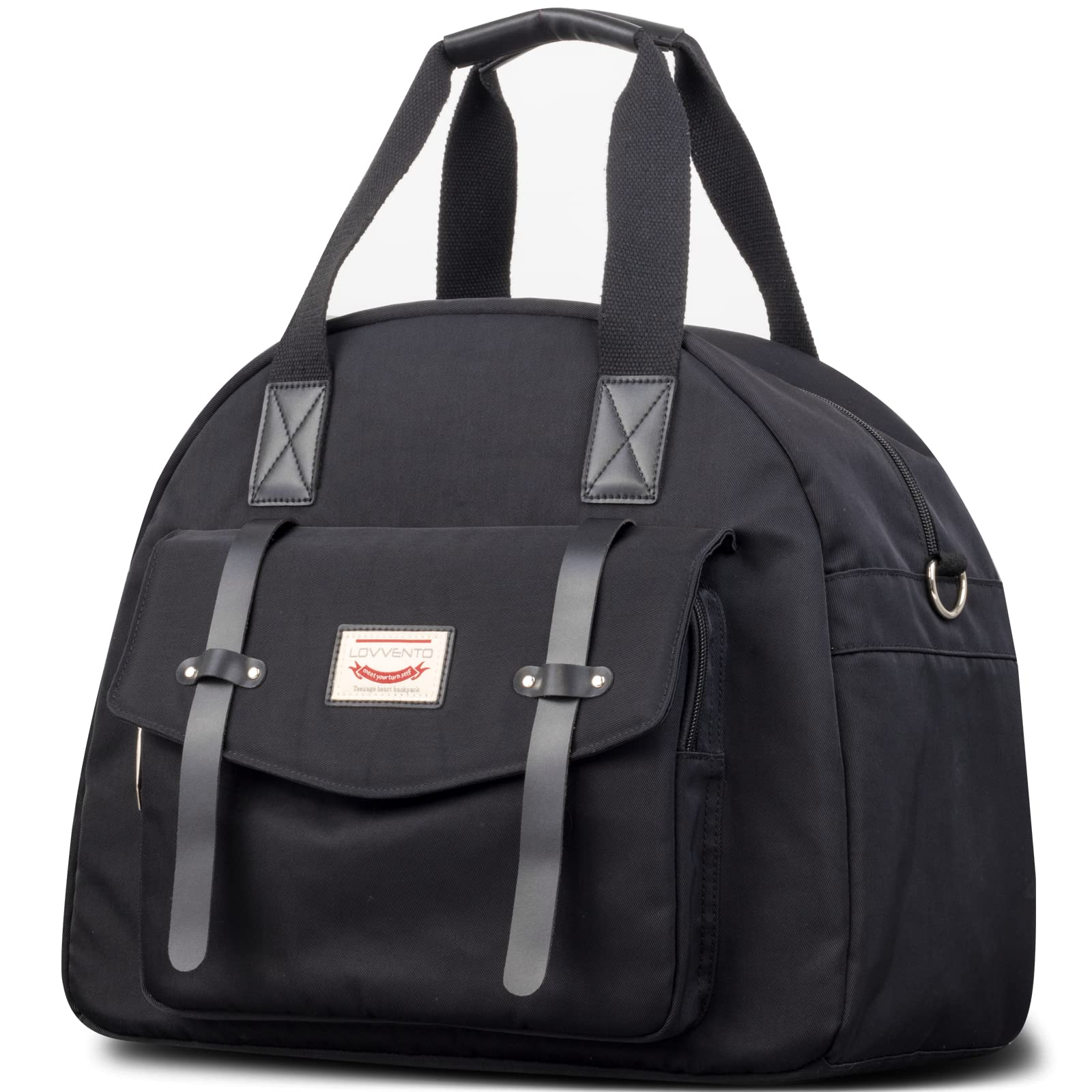 LOVVENTO Women's Weekender Duffle Bag - Travel & Overnight Carry On for Girls | Gym & Weekend Getaways