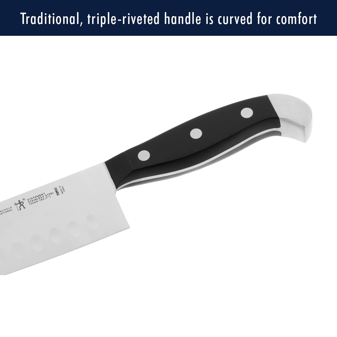 HENCKELS Premium 12-Piece Knife Set with Block - Razor Sharp German Stainless Steel Kitchen Knives - Dishwasher Safe - Perfect for Home Chefs, Cooking Enthusiasts & Professional Kitchens