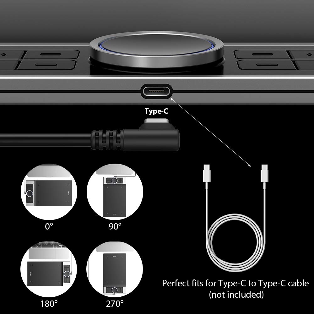 XPPen Deco Pro 9x5 Inch Graphics Drawing Tablet with Dual Wheel, 8192 Pressure Levels Stylus, 8 Shortcut Keys - Compatible with Mac, Windows, Android & Chrome OS - Perfect for Digital Art, Animation & Online Teaching