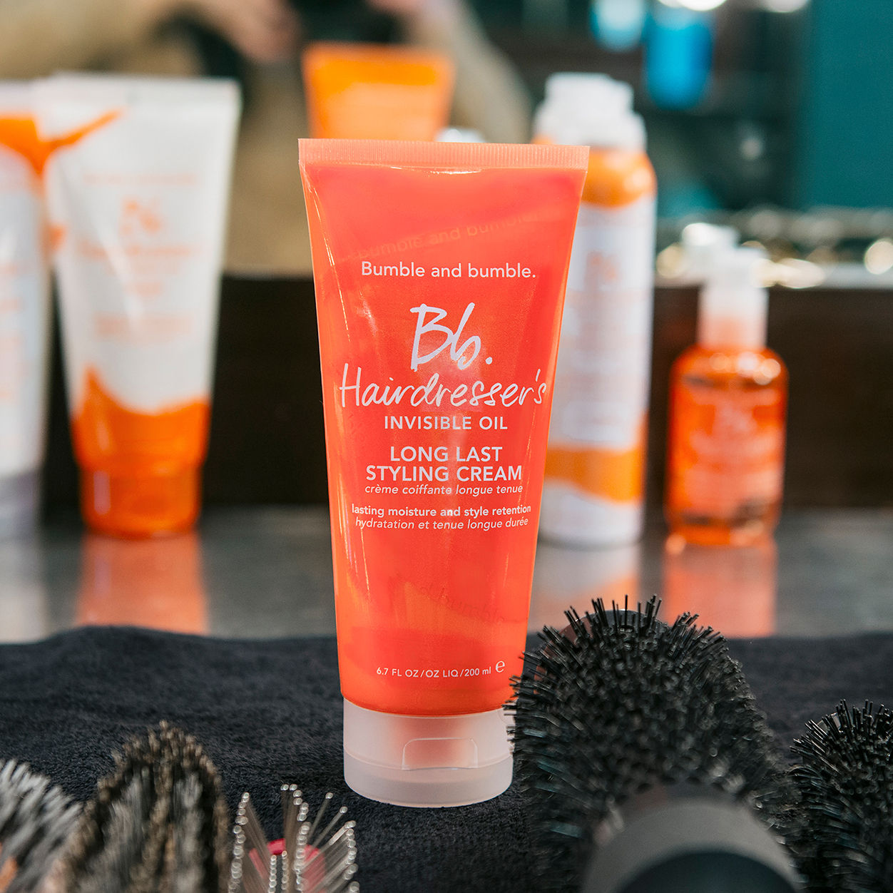Professional Invisible Hair Styling Cream - Long Lasting Hydration & Frizz Control for All Hair Types - Perfect for Salon Styling & Daily Hair Care