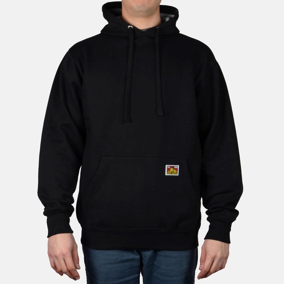 Premium Heavyweight Cotton Sweatshirt for Men & Women - Soft & Comfortable Black Pullover Hoodie - Perfect for Casual Wear, Gym, and Outdoor Activities