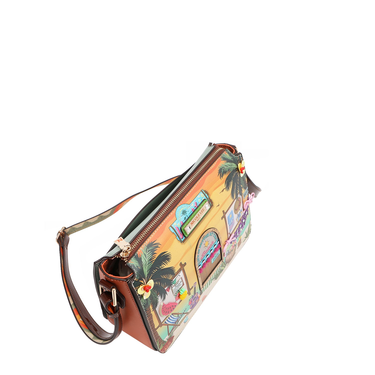 Stylish Sun and Sand Crossbody Bag for Women - Lightweight & Water-Resistant Beach Shoulder Bag - Perfect for Travel, Shopping, and Outdoor Adventures
