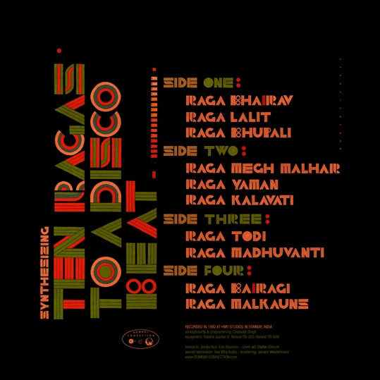 Charanjit Singh - Synthesizing: Ten Ragas To A Disco Beat Vinyl LP (Bombay Connection BC 302) - Perfect for DJ Sets, Retro Music Collectors & Disco Enthusiasts