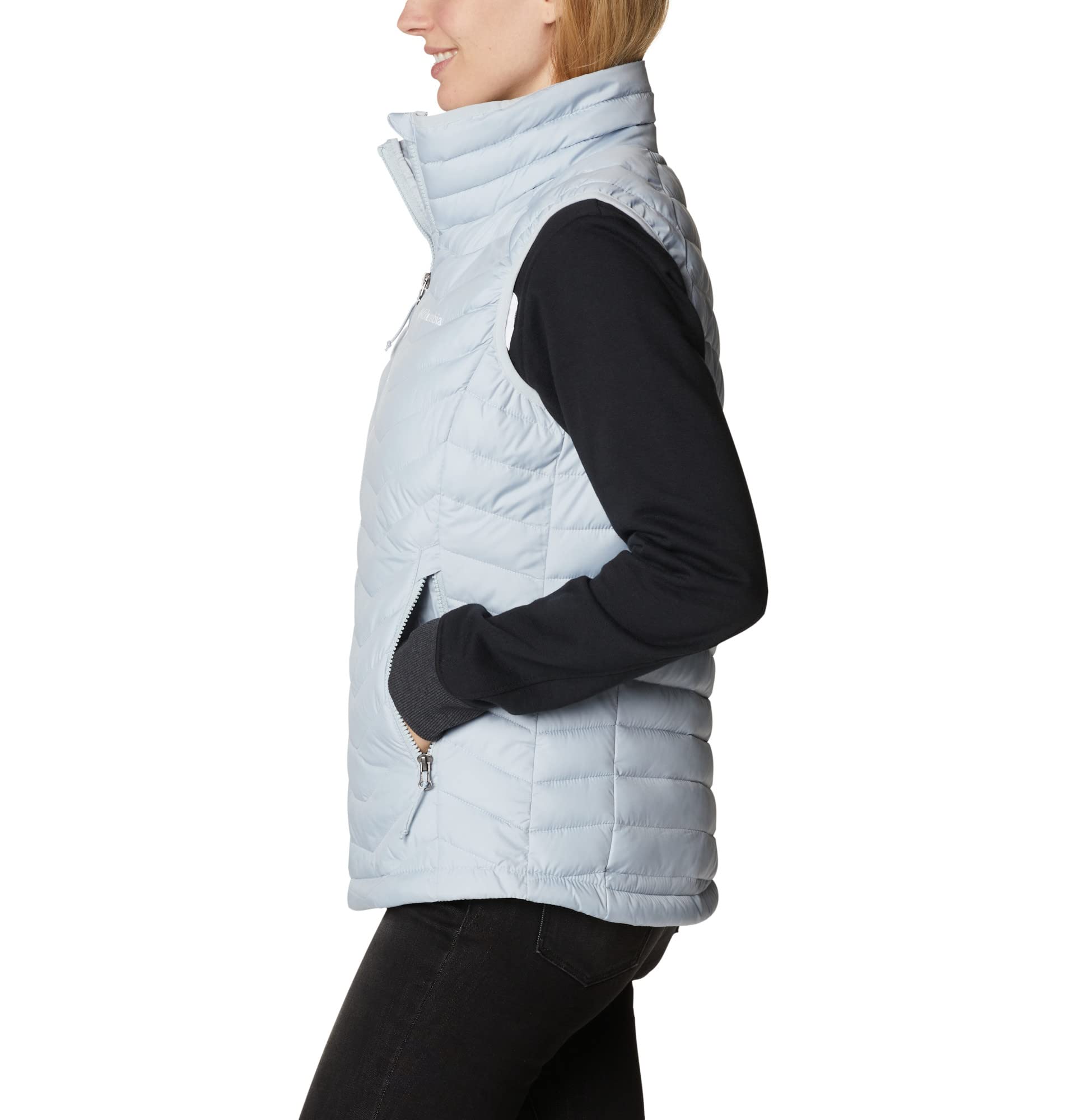 Columbia Women's Powder Lite Vest - Lightweight Insulated Puffer Vest for Outdoor Activities, Hiking, and Winter Sports | Water-Resistant & Warm