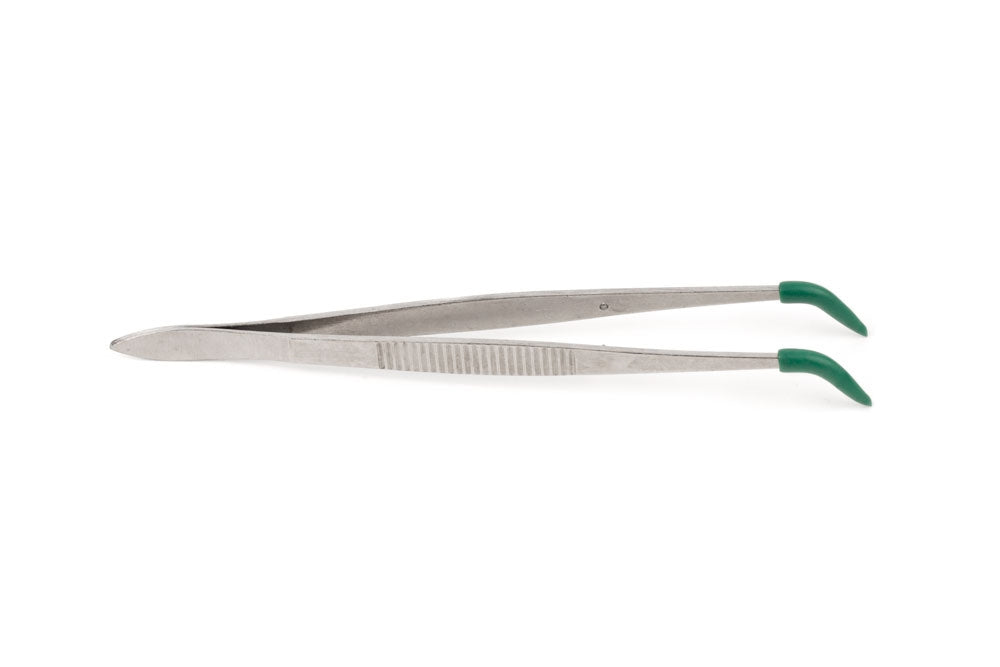 Precision Rubber-Tipped Tweezers for Electronics, Crafts & Beauty - Anti-Slip Grip, ESD Safe, Perfect for Jewelry Making, Splinter Removal & Model Building