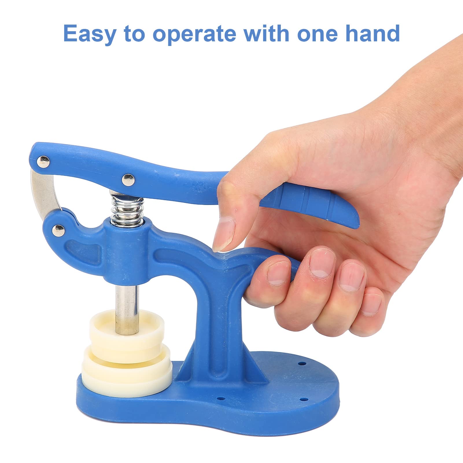 **Professional Watch Back Press Set with 12 Dies & Metal Inserts - Watch Battery Replacement & Case Repair Kit for Watchmakers & DIY Enthusiasts (Ideal for Watch Repair, Battery Change & Maintenance)**