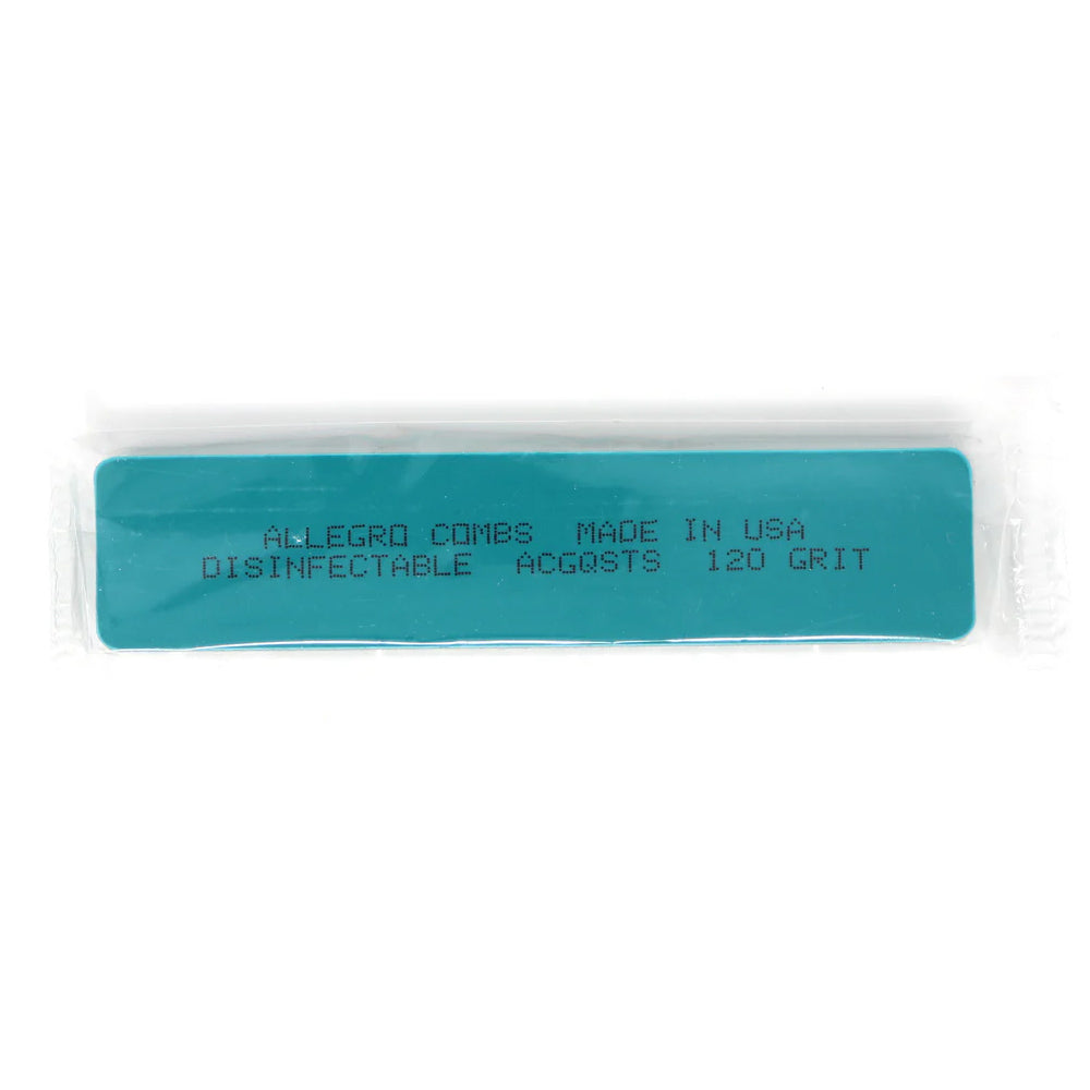 Allegro Professional Nail Files Set - 3 Count Hard Shell & Soft Sponge Buffing Blocks for Manicure, Pedicure & Nail Care at Home or Salon