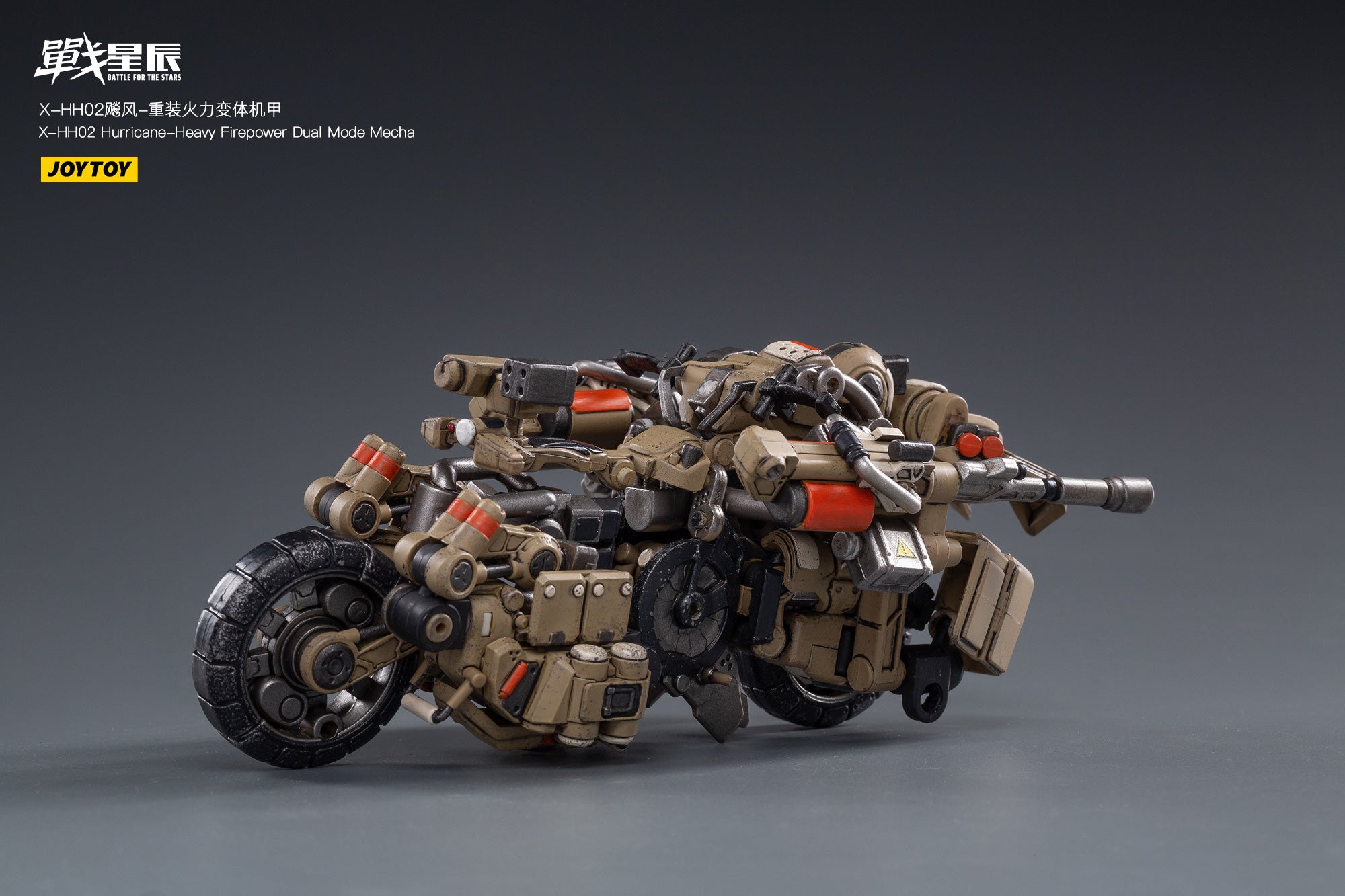 JOYTOY 1/18 Transformable Mecha X HH02 Hurricane Heavy Firepower Action Figure - Collectible Robot Toy for Display & Battle Scenes | Perfect for Anime Fans & Model Collectors