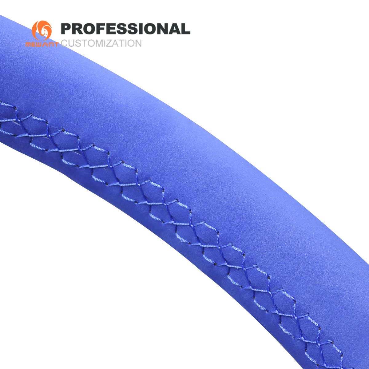 Premium Breathable Suede Steering Wheel Cover for Ford Focus ST (2005-2012) & RS (2009-2011) - Hand-Sewn Custom Fit, Anti-Slip Grip & Enhanced Driving Comfort | Perfect for Daily Commutes & Road Trips