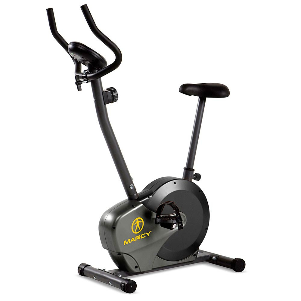 Marcy NS 714U Upright Magnetic Exercise Bike for Home Workouts - Perfect for Cardio Training & Indoor Cycling Fitness