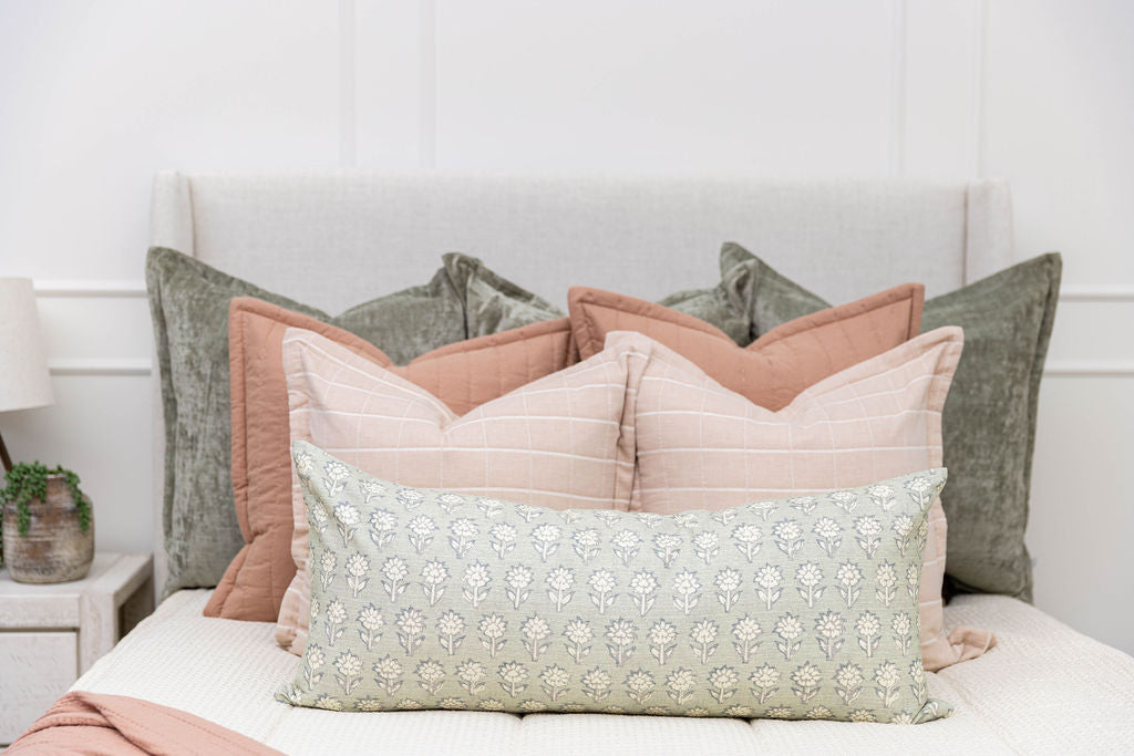Luxury Mollie XL Lumbar Pillow Cover - Soft Decorative Cushion Case for Sofa, Bed & Home Decor - Perfect for Living Room, Bedroom & Office