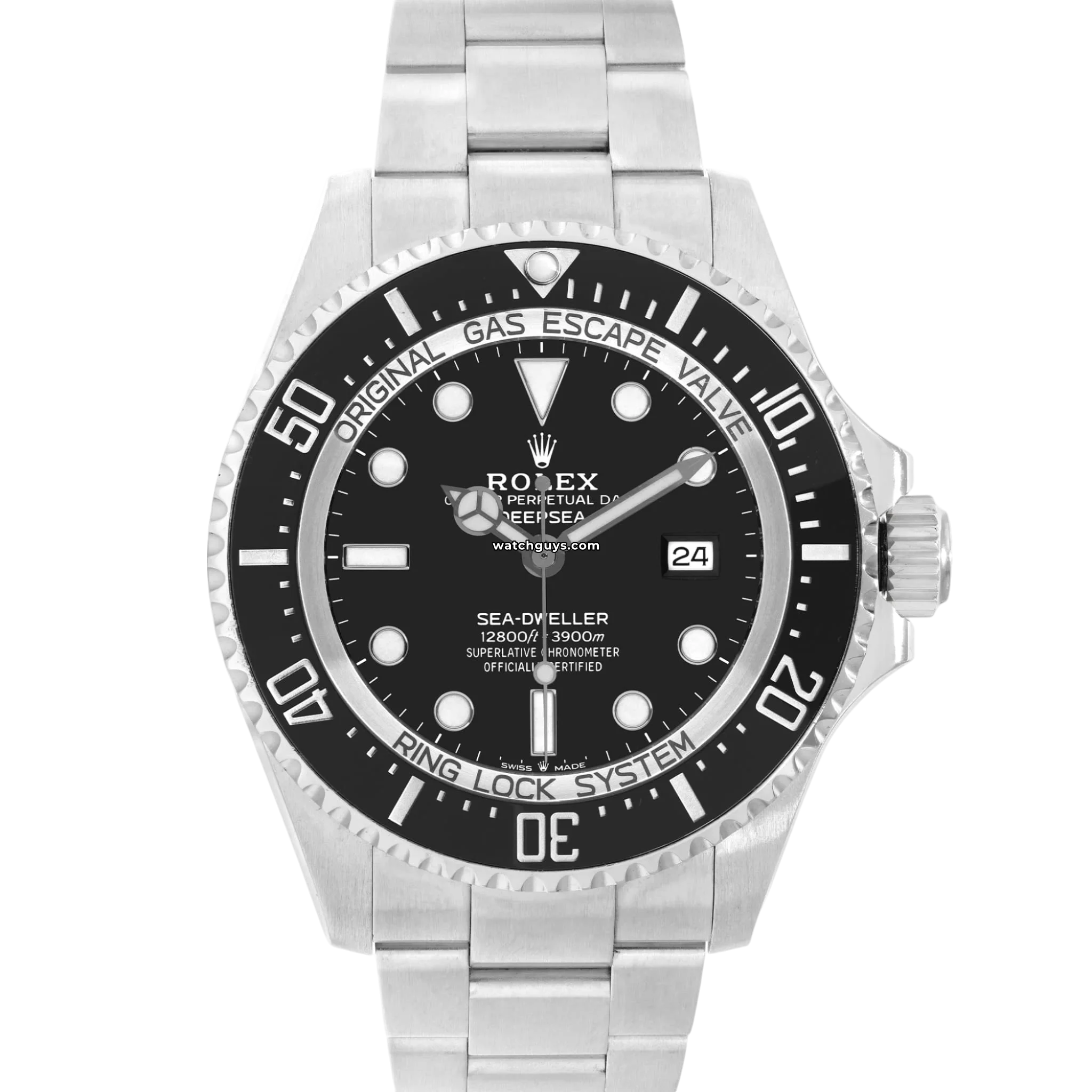 Rolex Sea-Dweller Deepsea 126660 Men's Luxury Dive Watch - Professional Diving, Water Resistant 3900m, Perfect for Scuba & Deep Sea Exploration