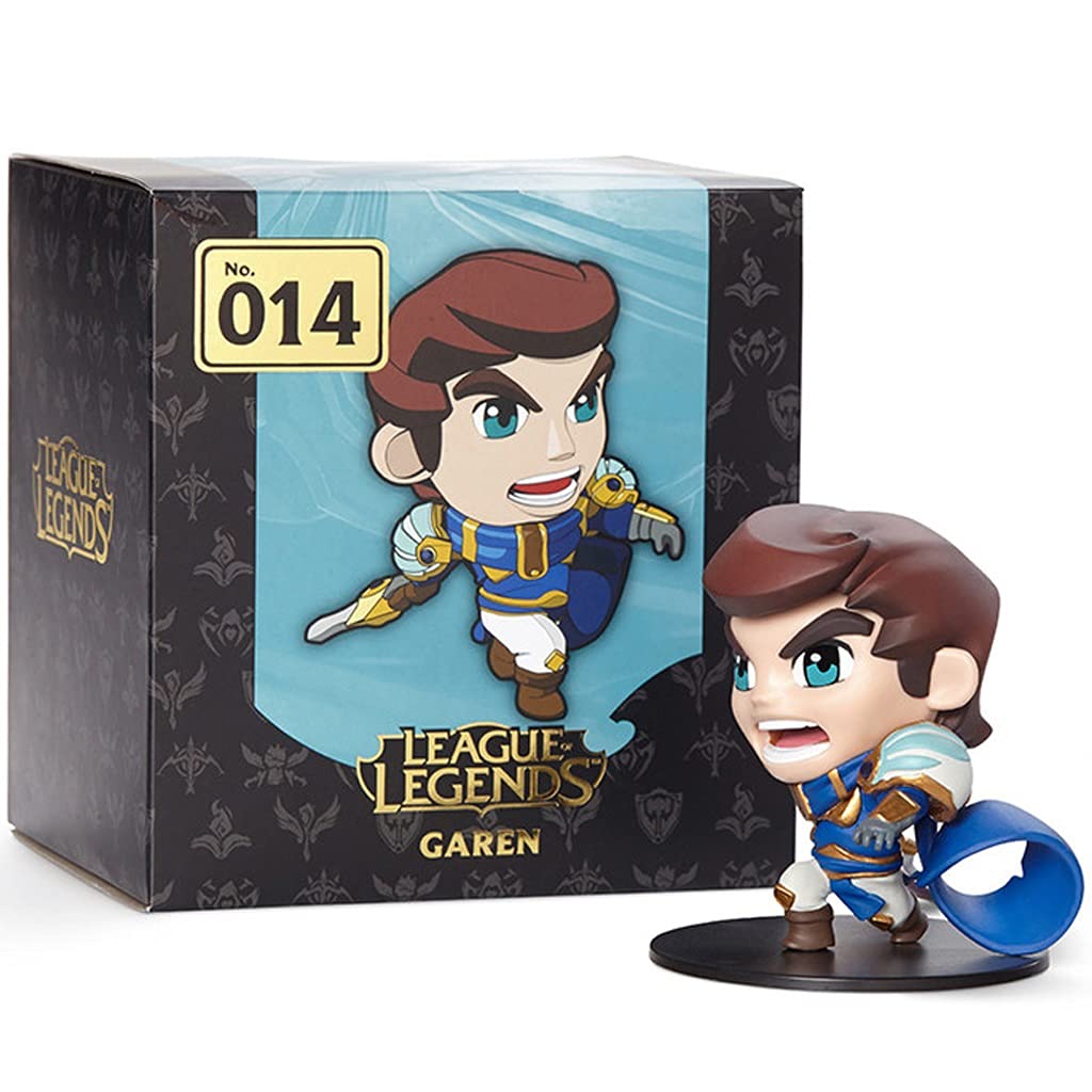 League of Legends Garen Action Figure - Deluxe Collectible Statue with Original Box & Verification Card | Perfect Gift for LOL Fans, Gamers & Collectors | Display for Gaming Room, Office Desk or Shelf Decor