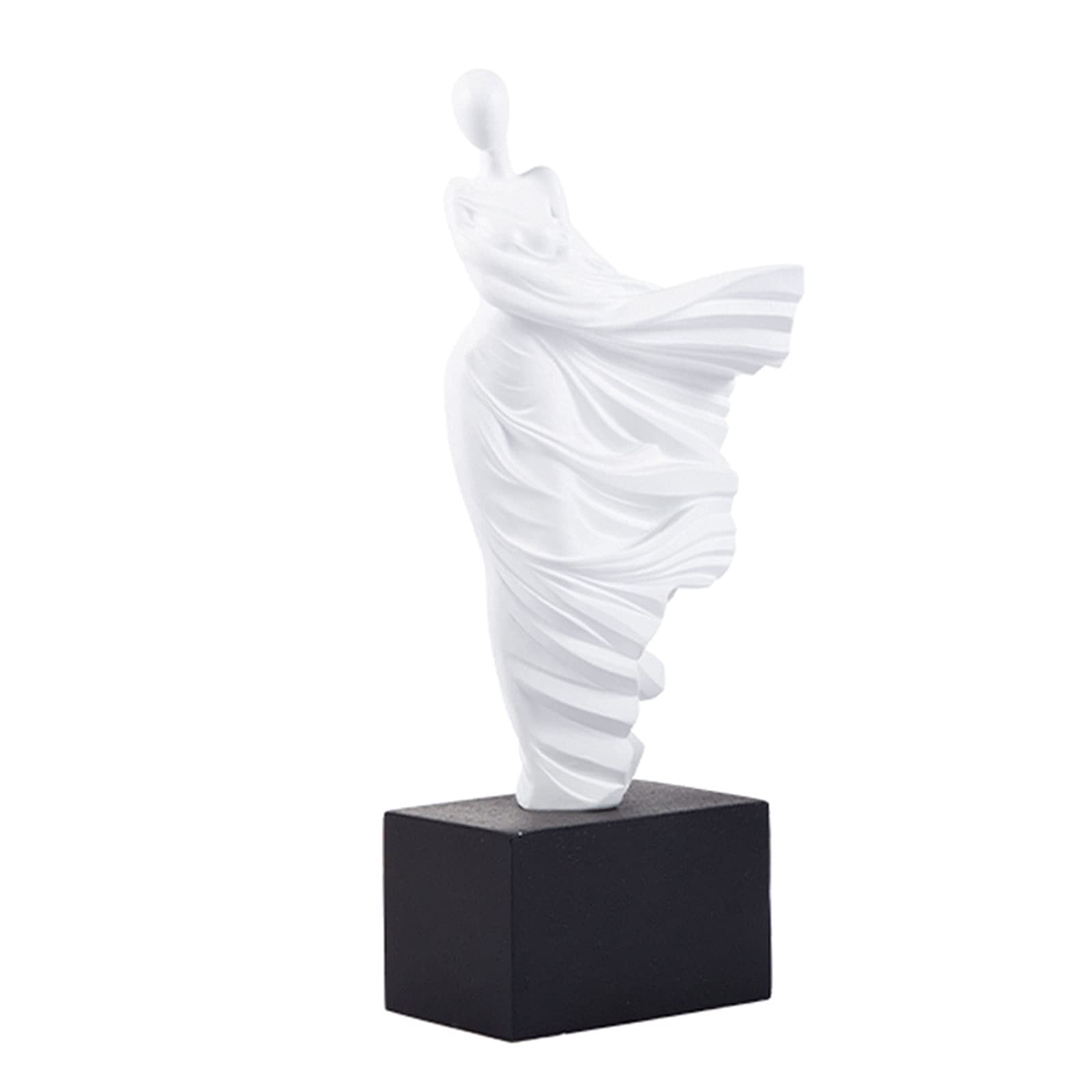 Greek Goddess Statue - Handmade Resin Sculpture for Home & Office Decor, White Mythological Art Gift for Desk, Shelf & Living Room Decoration | Eco-Friendly & Durable