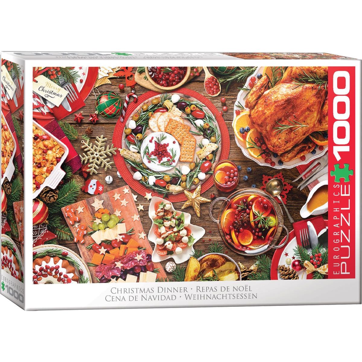 Premium Christmas Dinner Plates Set of 12 - Elegant Holiday Dinnerware for Festive Gatherings & Family Celebrations - Perfect for Christmas, Thanksgiving & Special Occasions