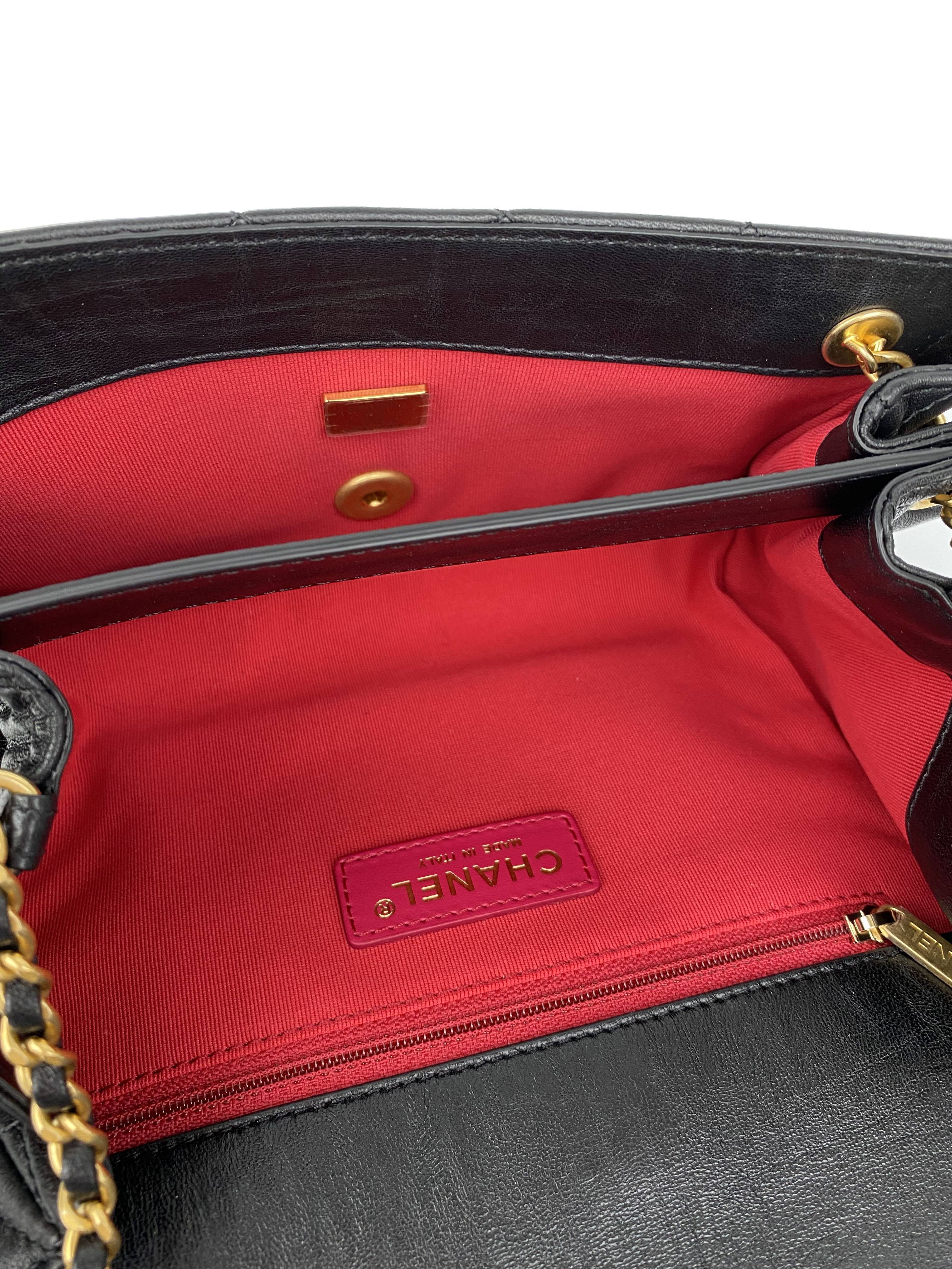 Authentic Chanel Mini Black 19 Bag - Luxury Crossbody Flap Bag for Women | Perfect for Evening Parties, Date Nights & Special Occasions