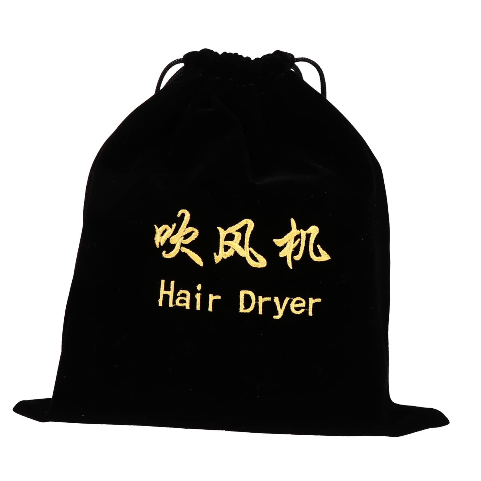 BIUDECO Travel Hair Dryer Storage Bag - Flannel Blow Dryer Organizer Pouch for Travel, Gym & Home Use - Compact & Durable Hair Dryer Case