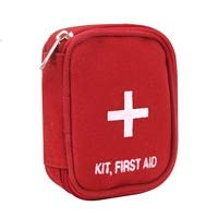 Rothco Military Tactical First Aid Kit Pouch with Heavy Duty Zipper - Red | Compact Medical Supply Organizer for Camping, Hiking & Emergency Preparedness